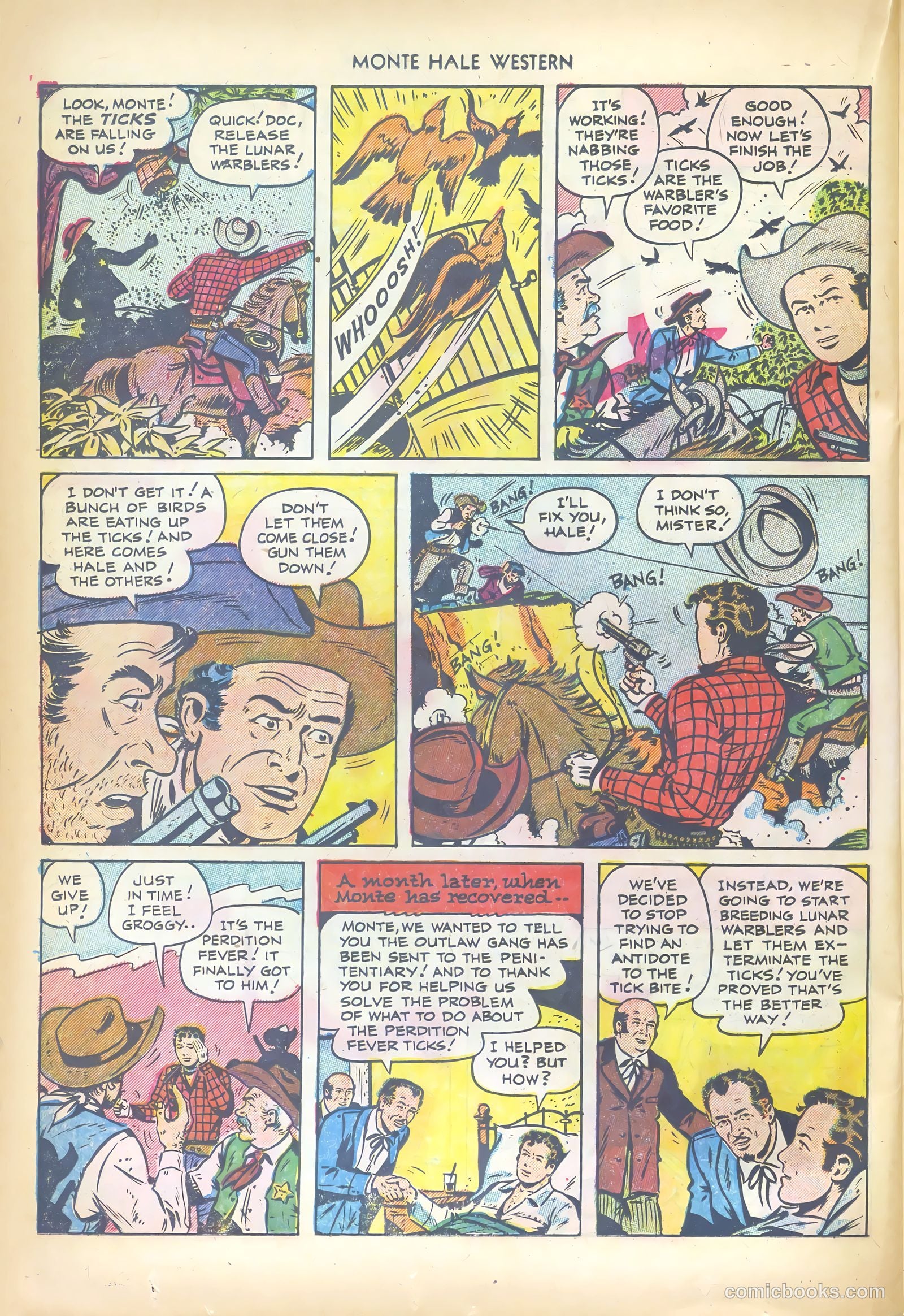 Monte Hale Western #71 (1952) — page 22 of 36