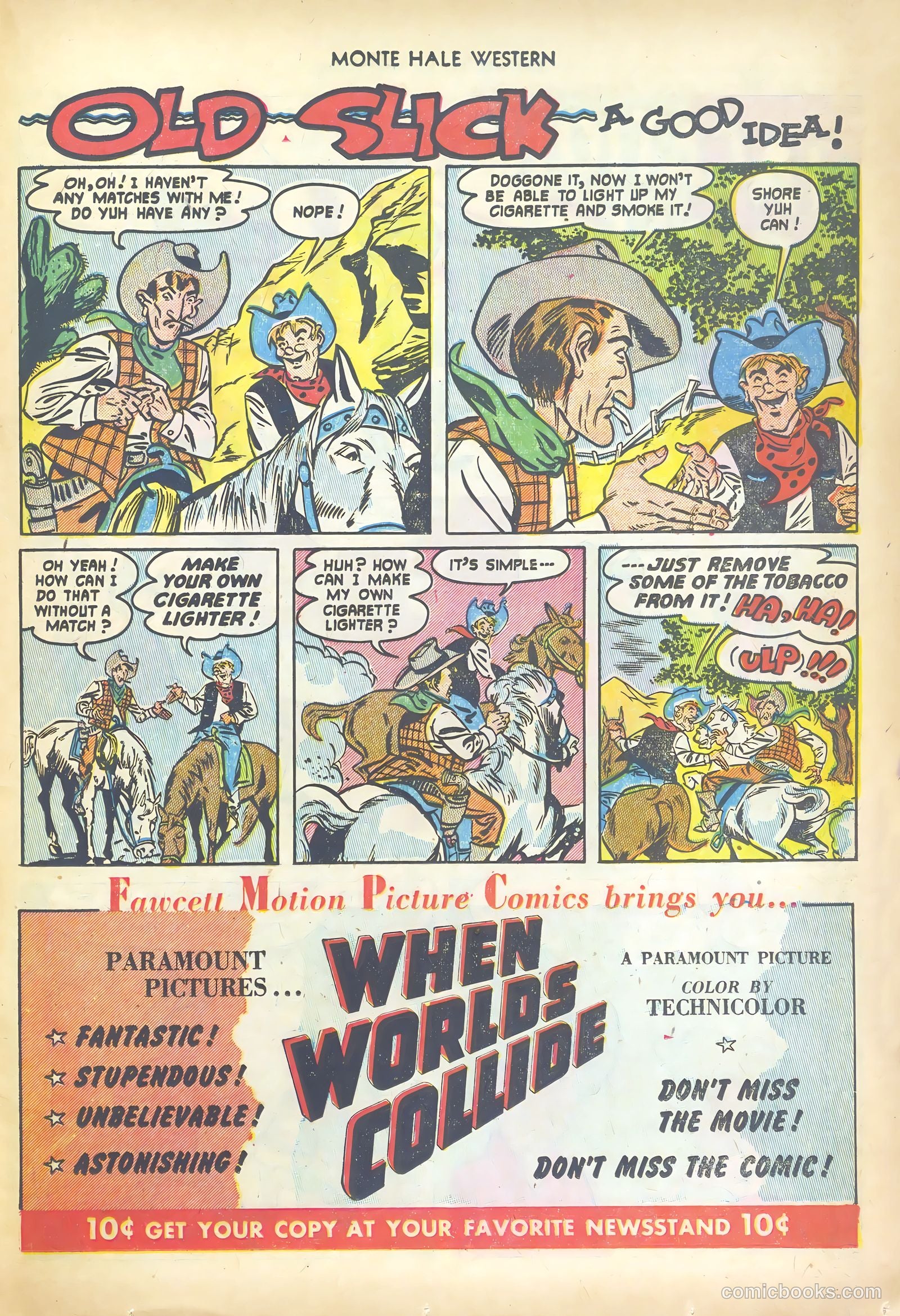 Monte Hale Western #71 (1952) — page 25 of 36
