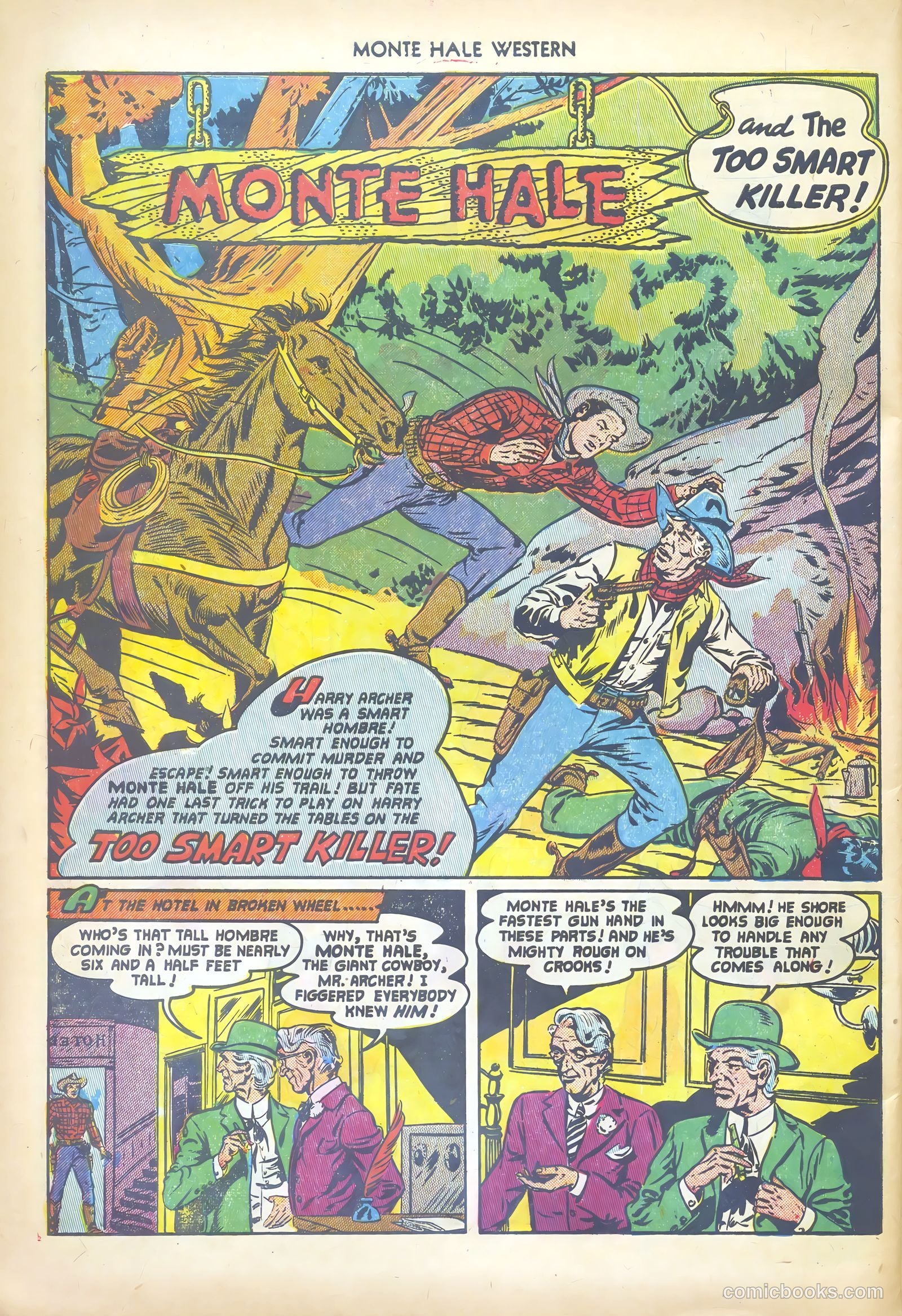 Monte Hale Western #71 (1952) — page 28 of 36