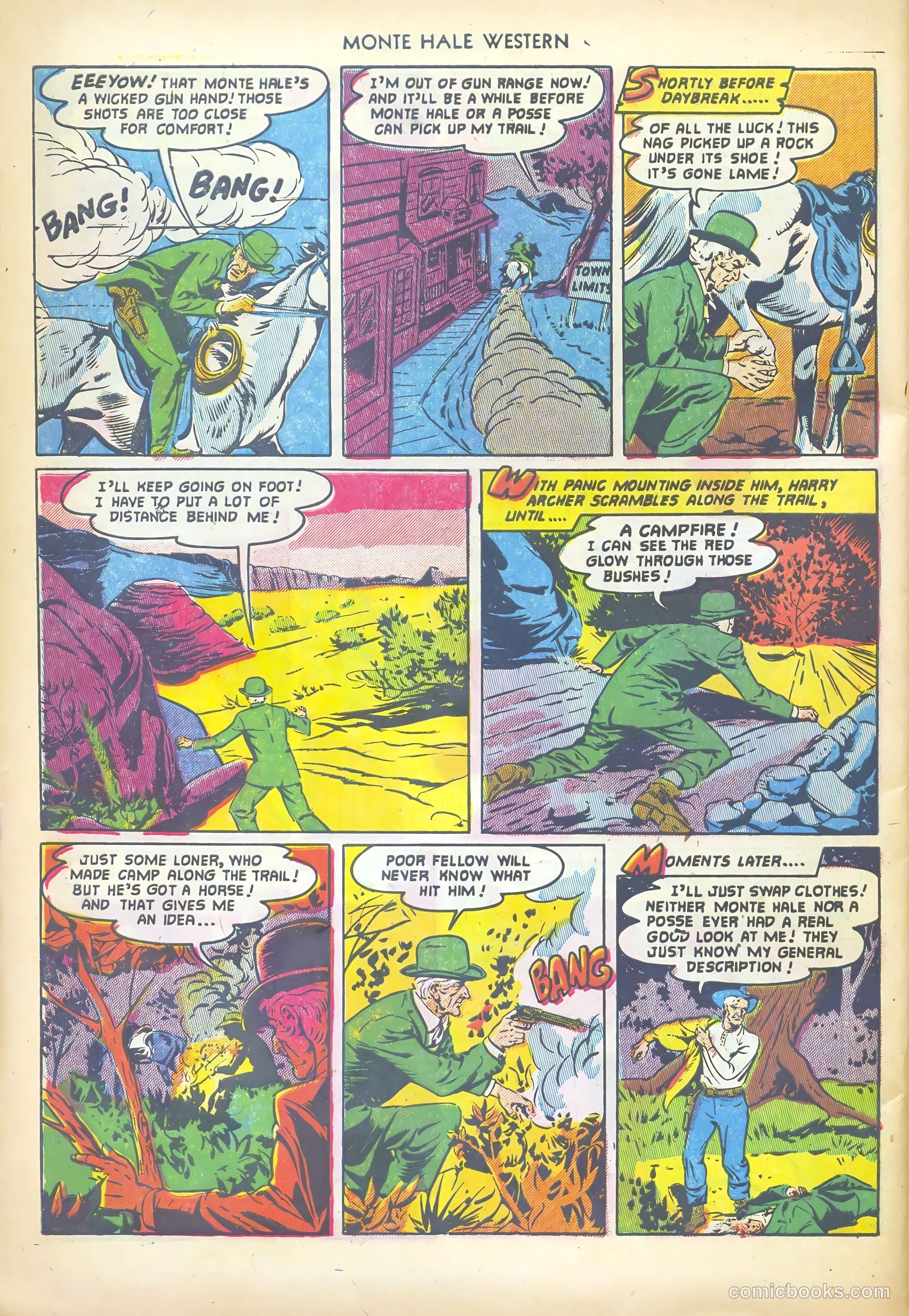 Monte Hale Western #71 (1952) — page 30 of 36