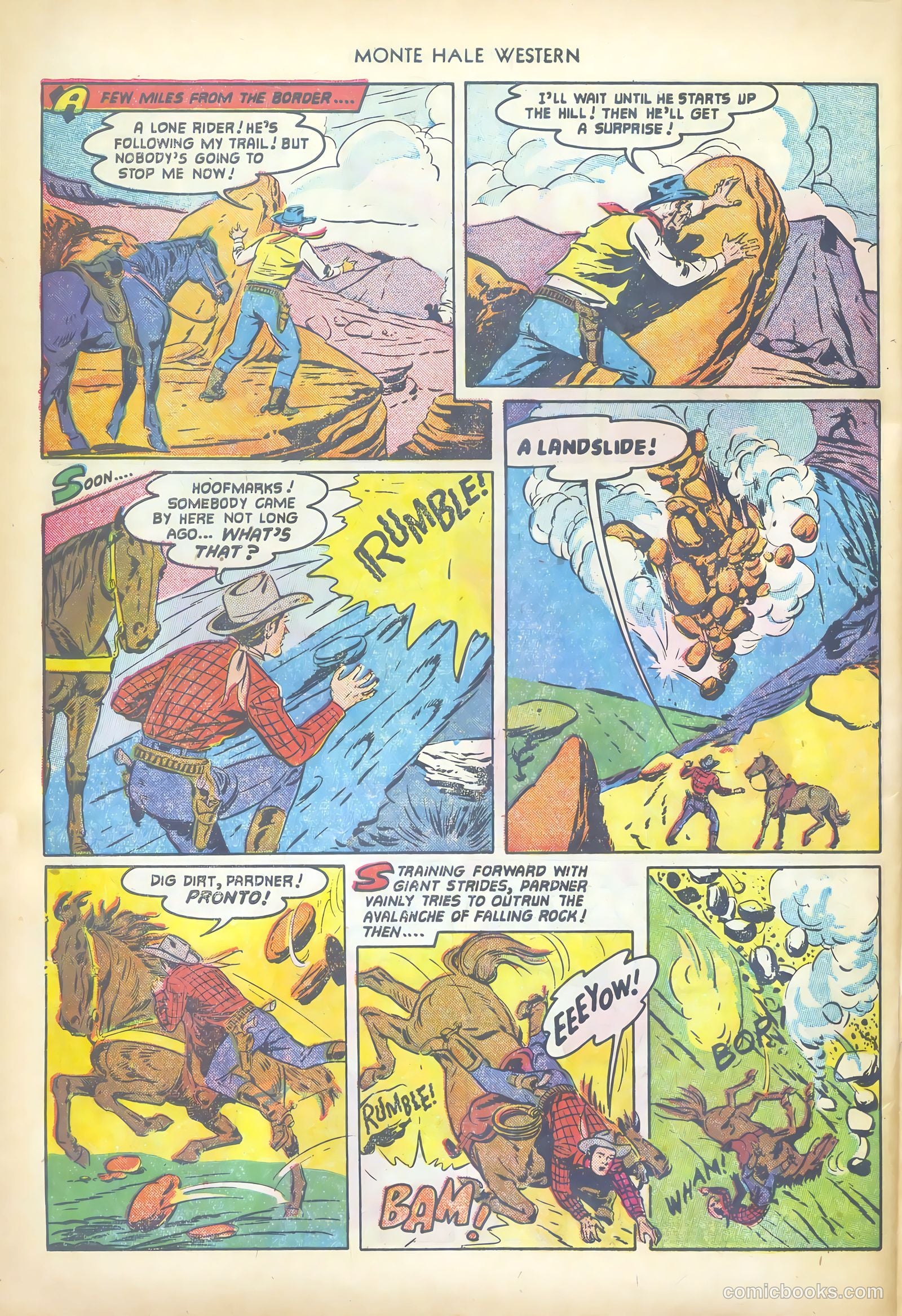 Monte Hale Western #71 (1952) — page 32 of 36