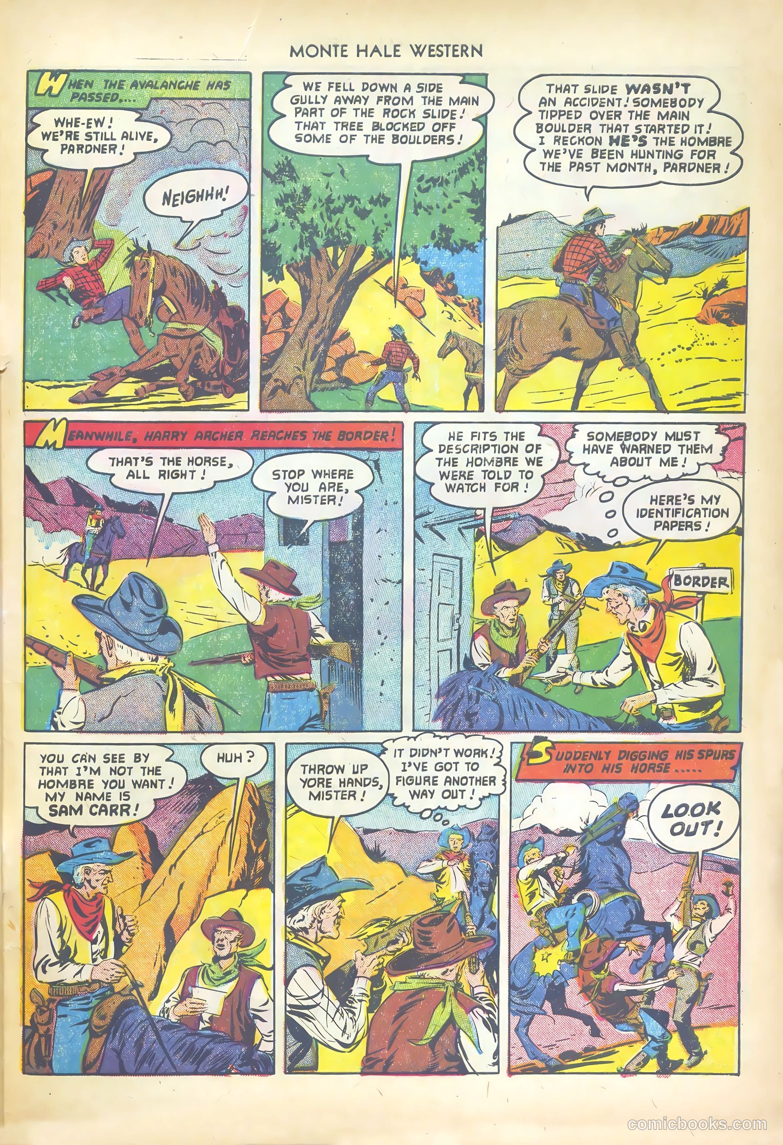 Monte Hale Western #71 (1952) — page 33 of 36