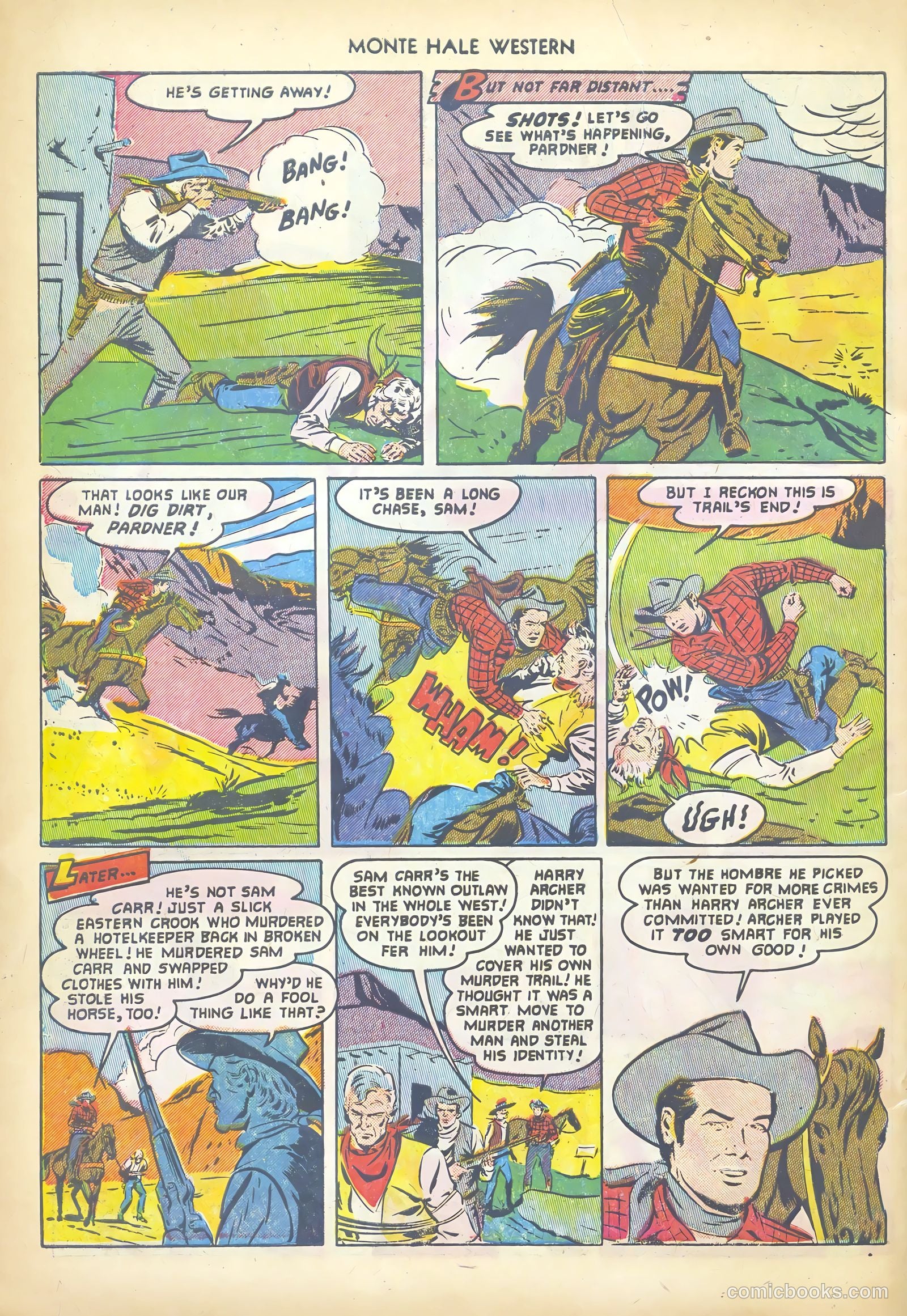 Monte Hale Western #71 (1952) — page 34 of 36
