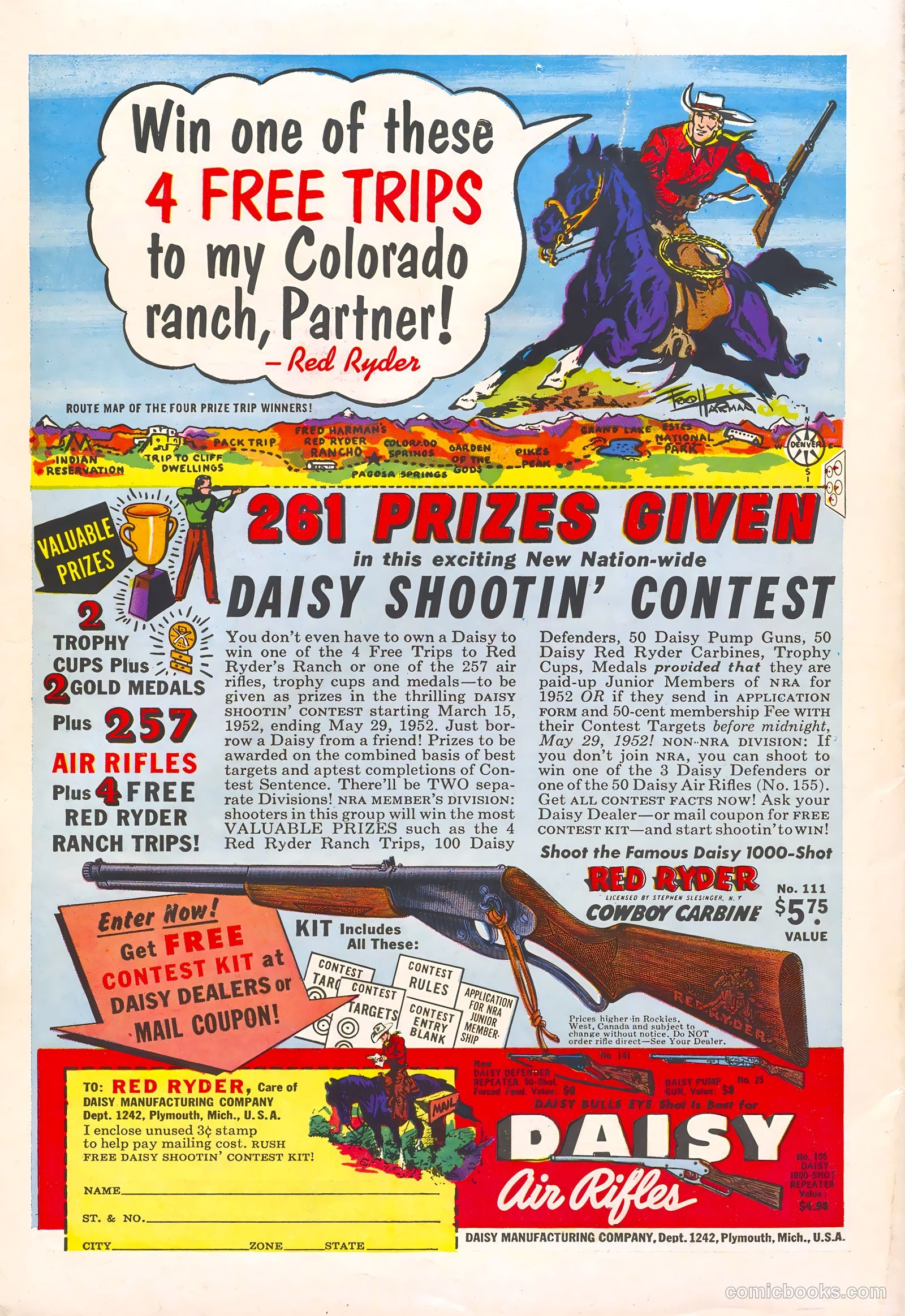 Monte Hale Western #71 (1952) — page 36 of 36