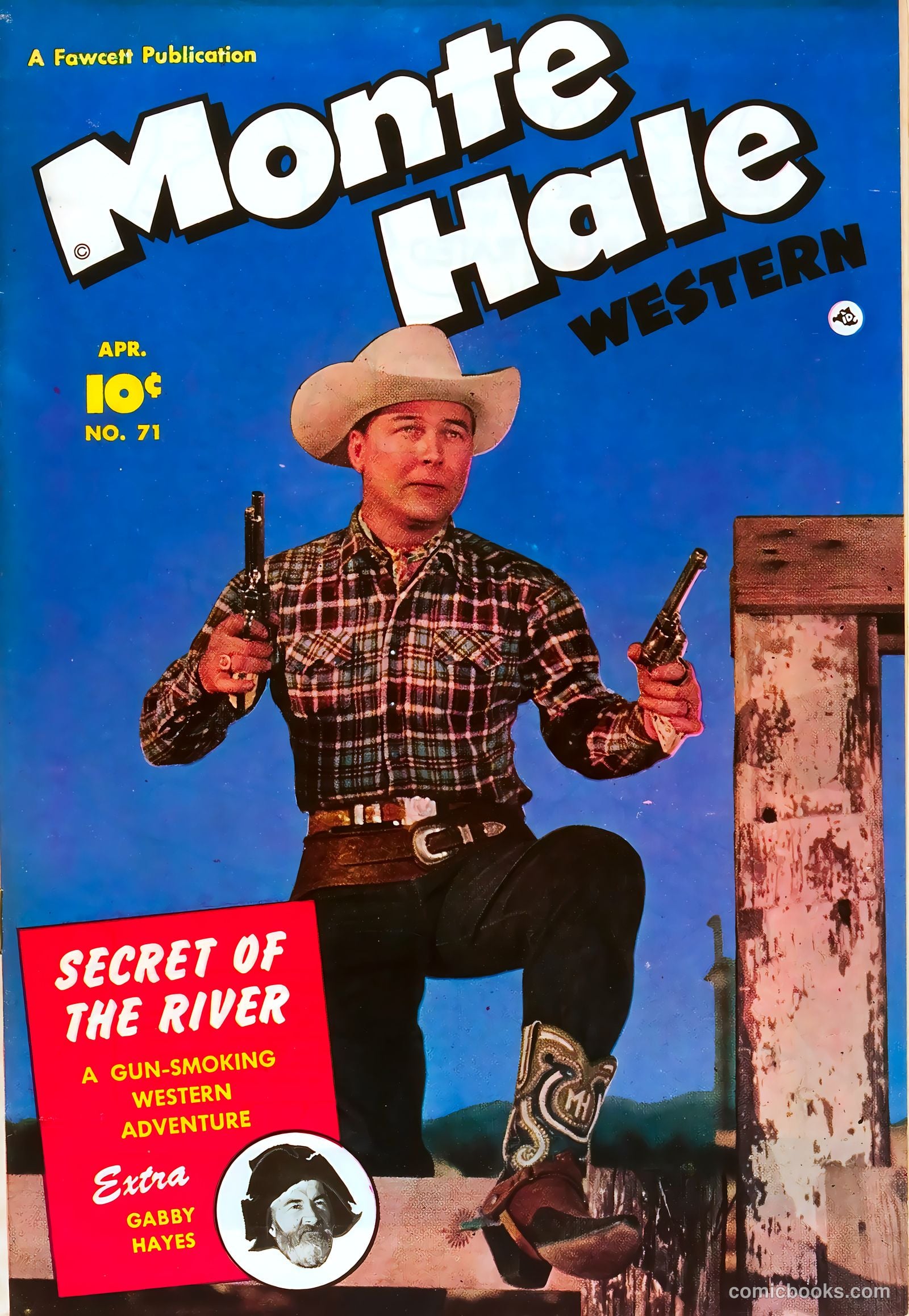 Monte Hale Western #71 cover