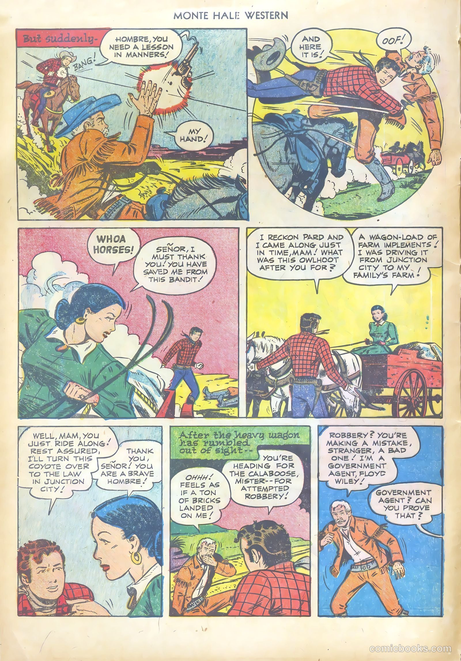 Monte Hale Western #72 (1952) — page 4 of 36