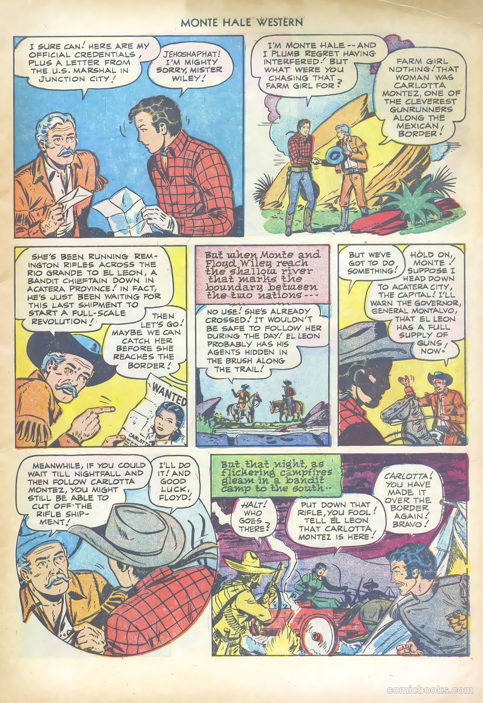 Monte Hale Western #72 (1952) — page 5 of 36