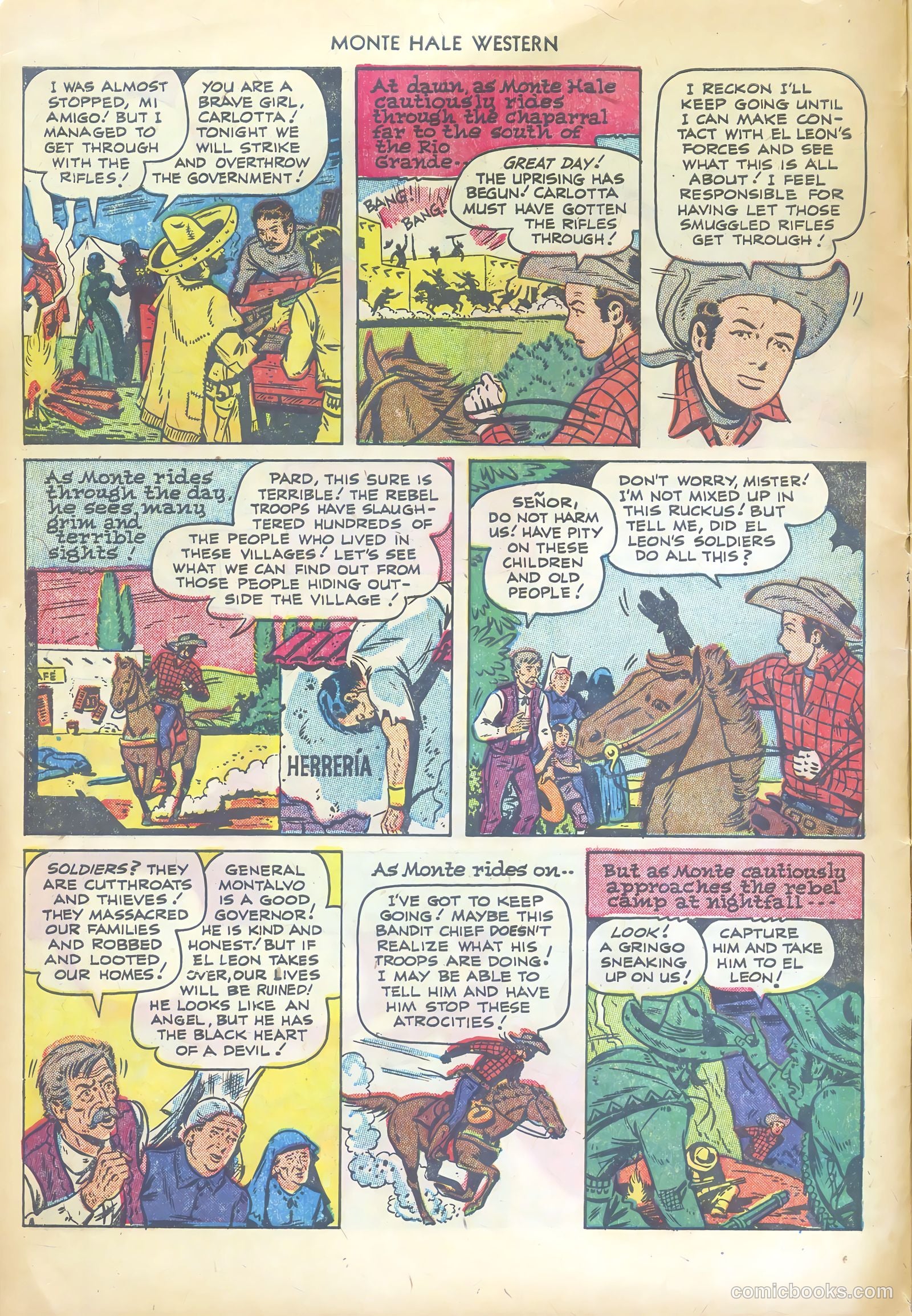 Monte Hale Western #72 (1952) — page 6 of 36