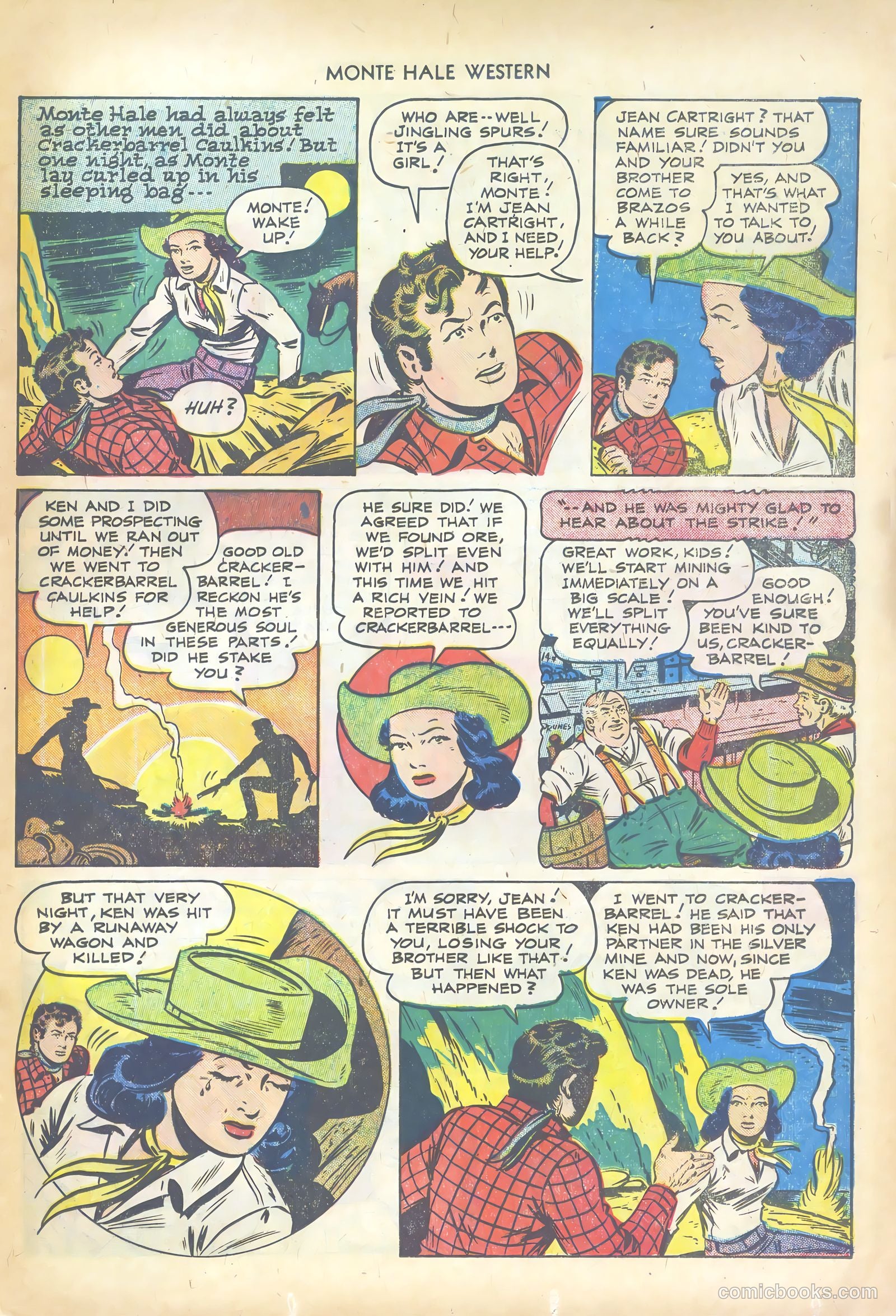Monte Hale Western #72 (1952) — page 17 of 36