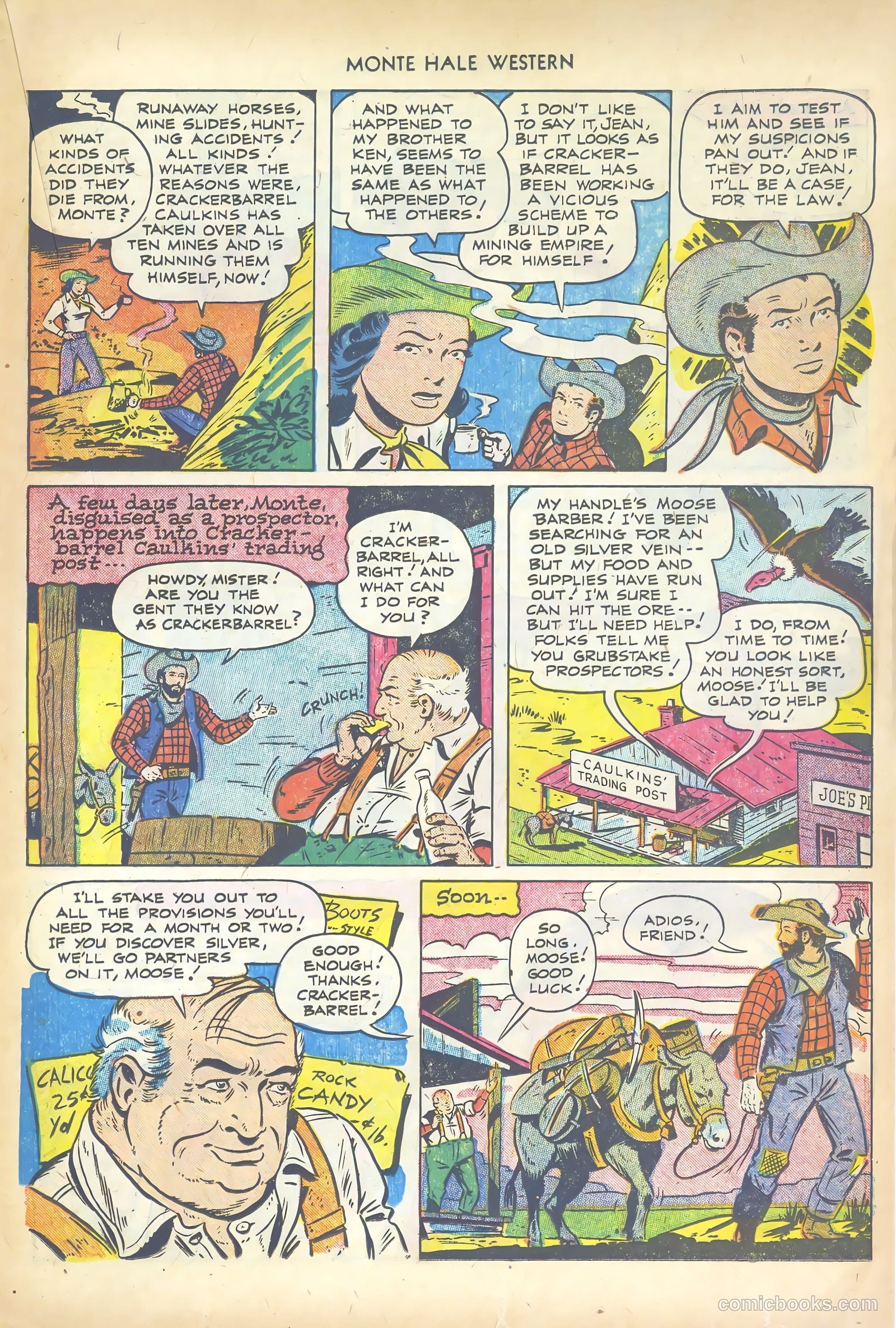 Monte Hale Western #72 (1952) — page 19 of 36