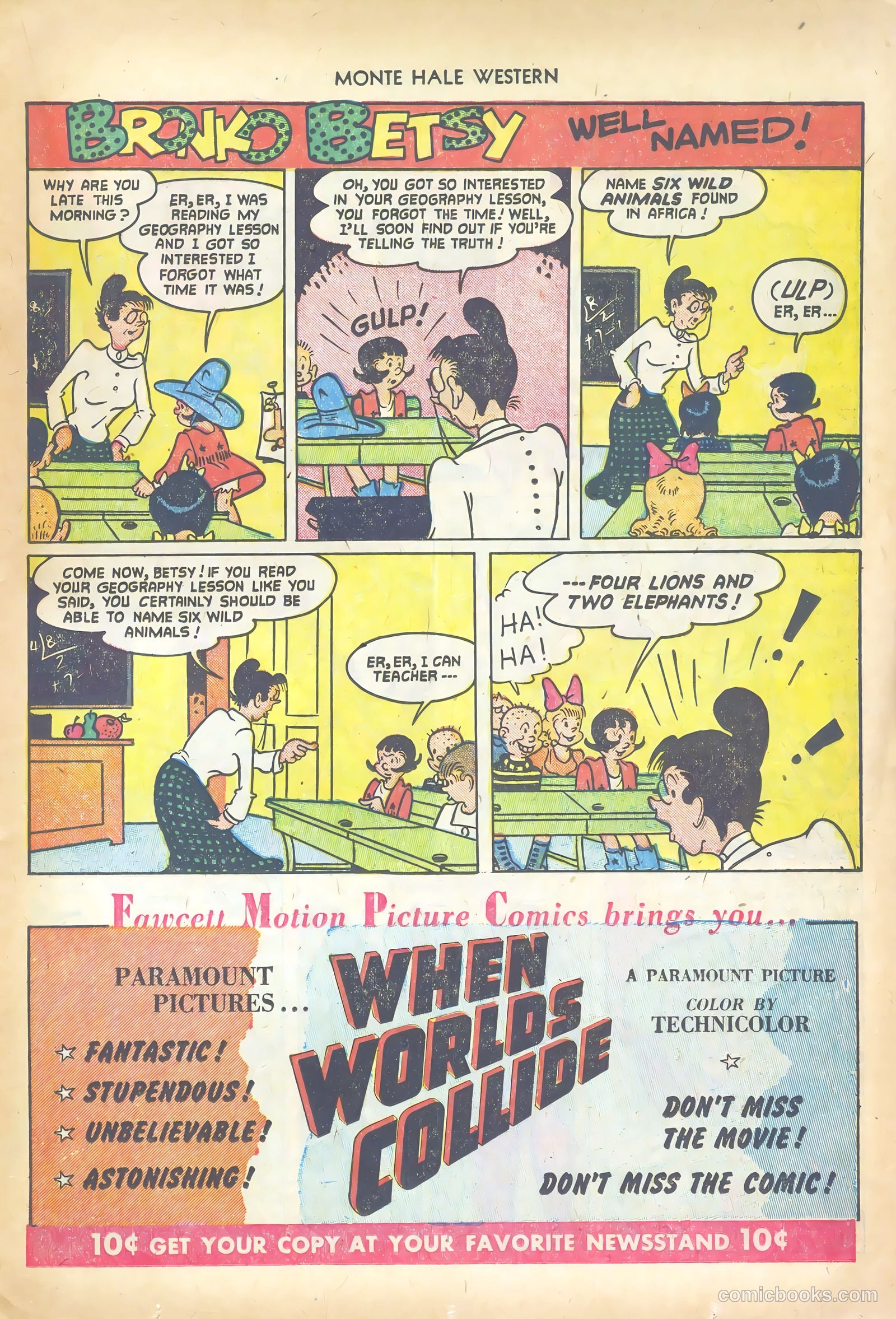 Monte Hale Western #72 (1952) — page 25 of 36