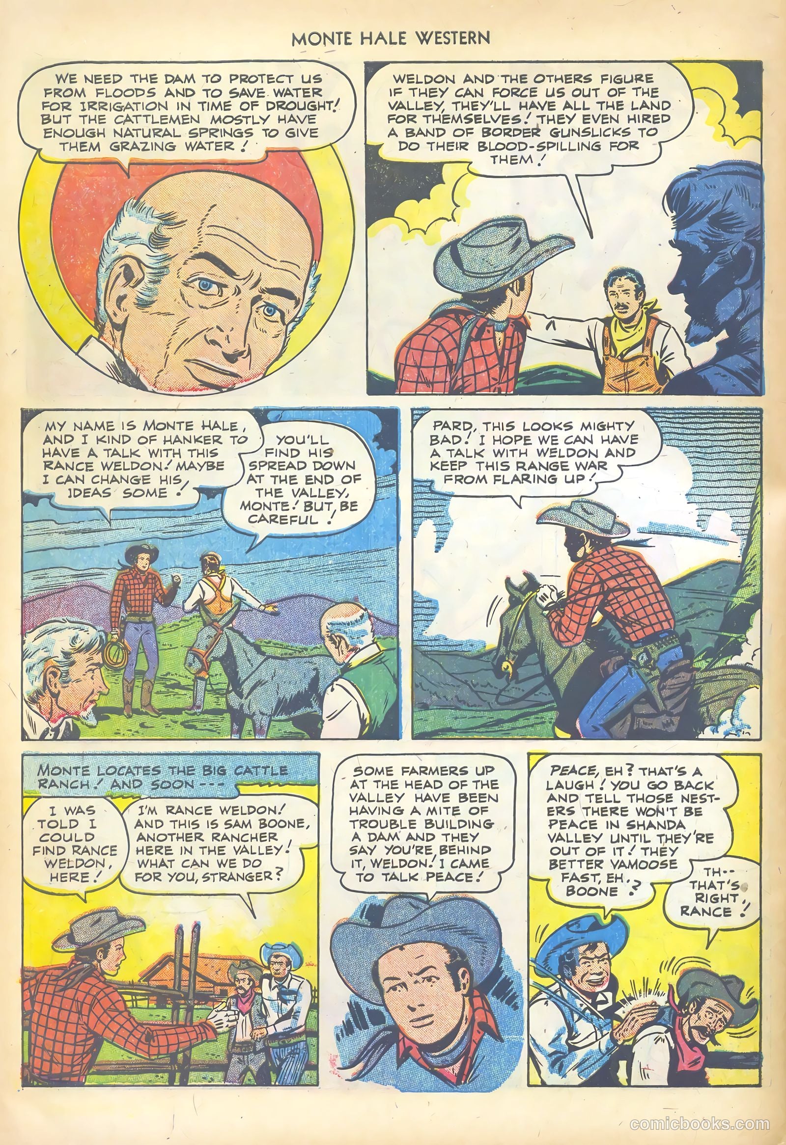Monte Hale Western #72 (1952) — page 30 of 36