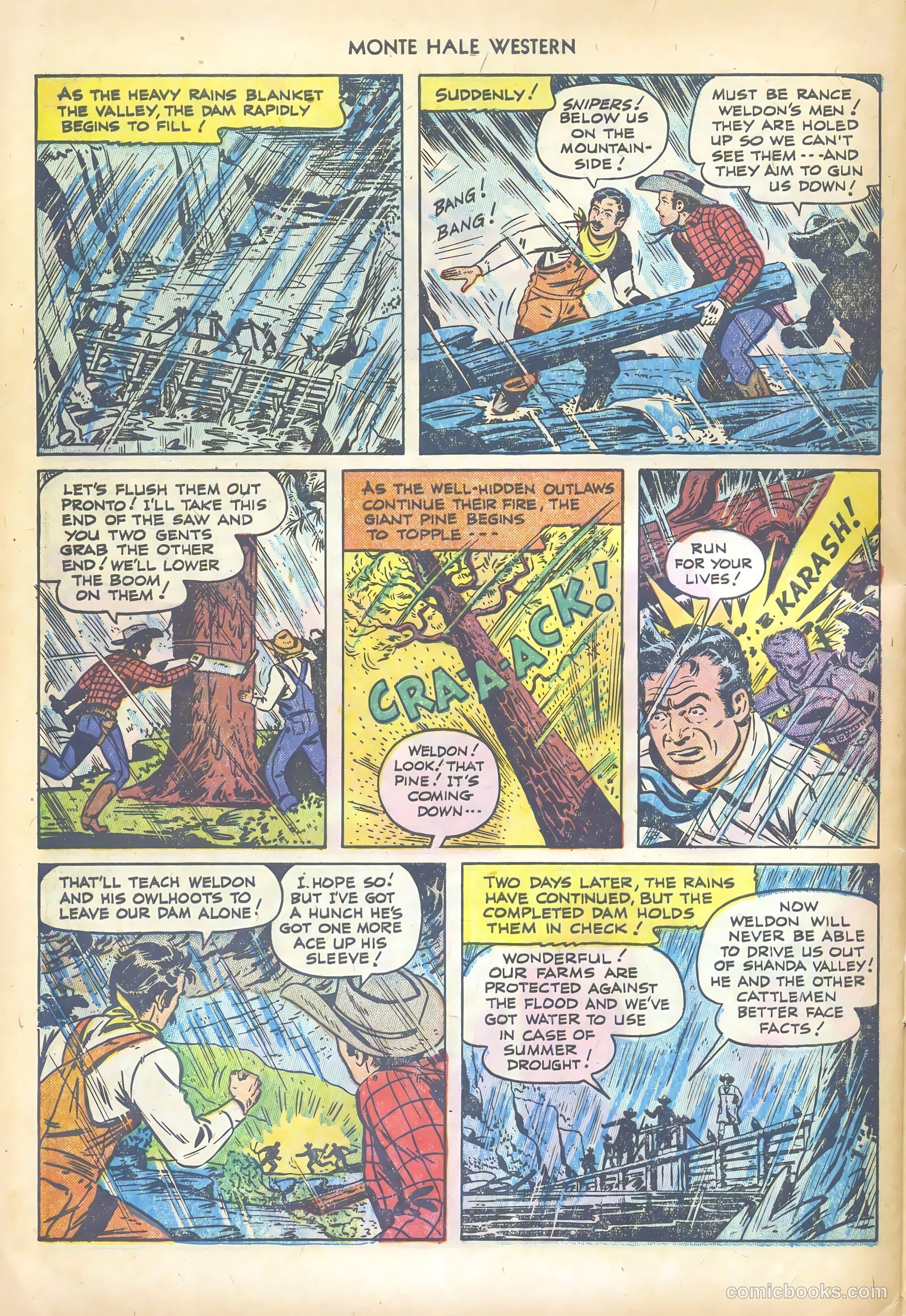 Monte Hale Western #72 (1952) — page 32 of 36