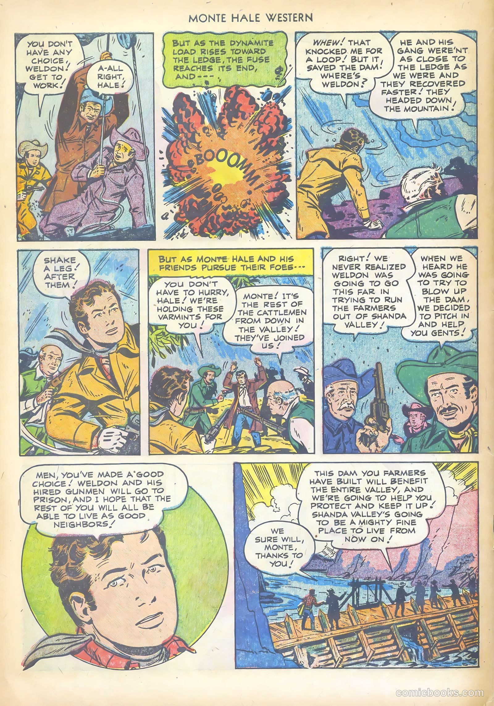 Monte Hale Western #72 (1952) — page 34 of 36