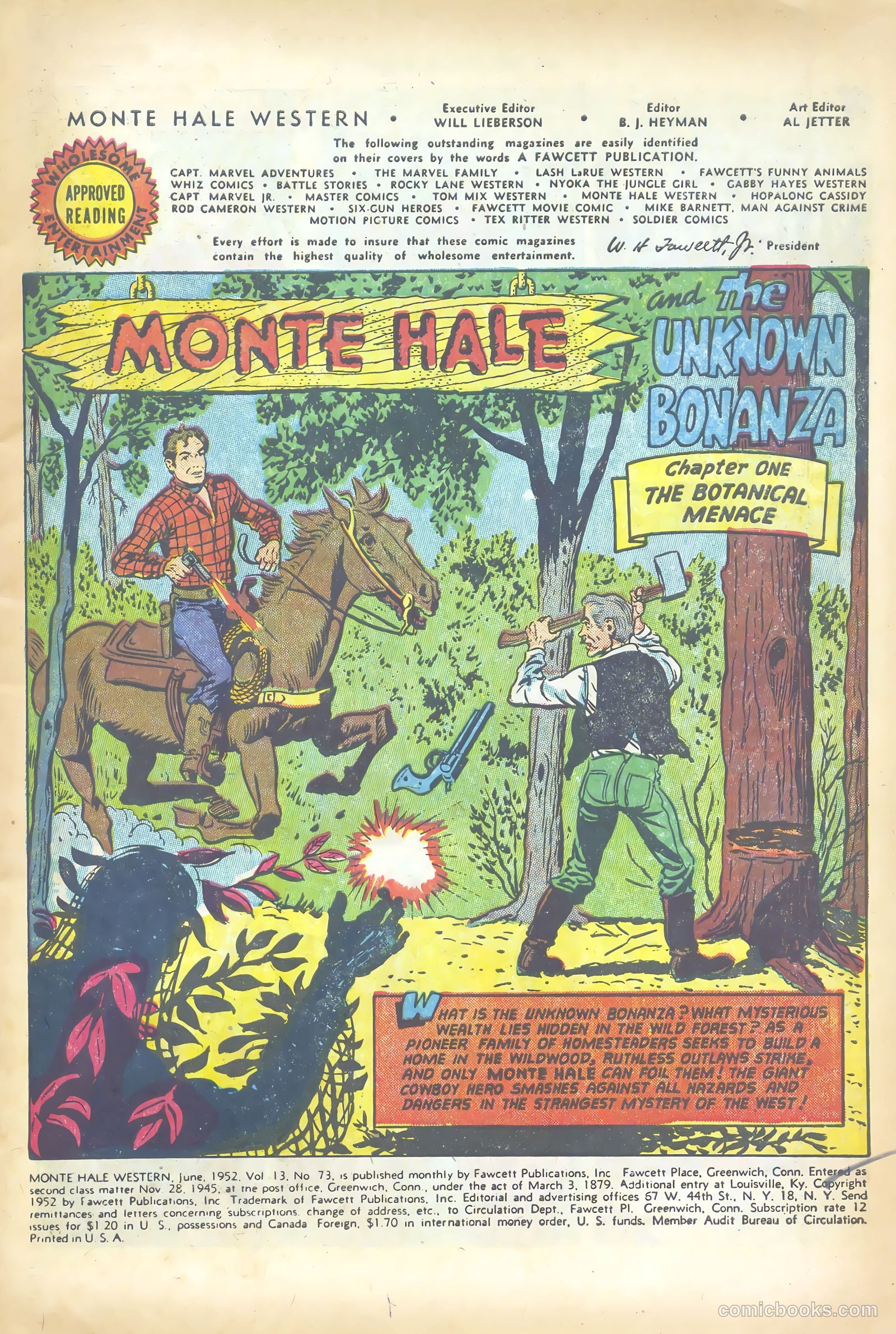 Monte Hale Western #73 (1952) — page 3 of 36