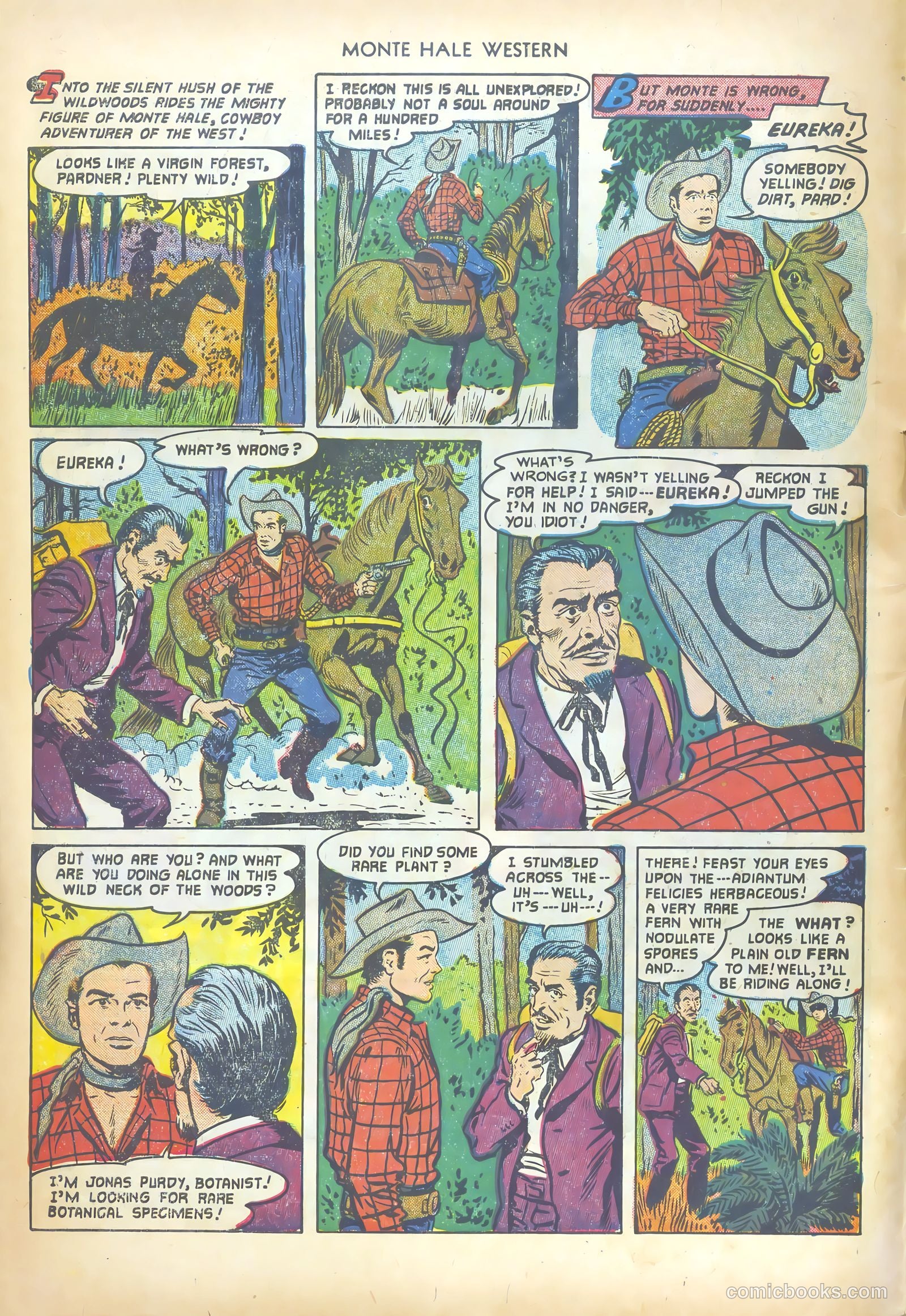 Monte Hale Western #73 (1952) — page 4 of 36