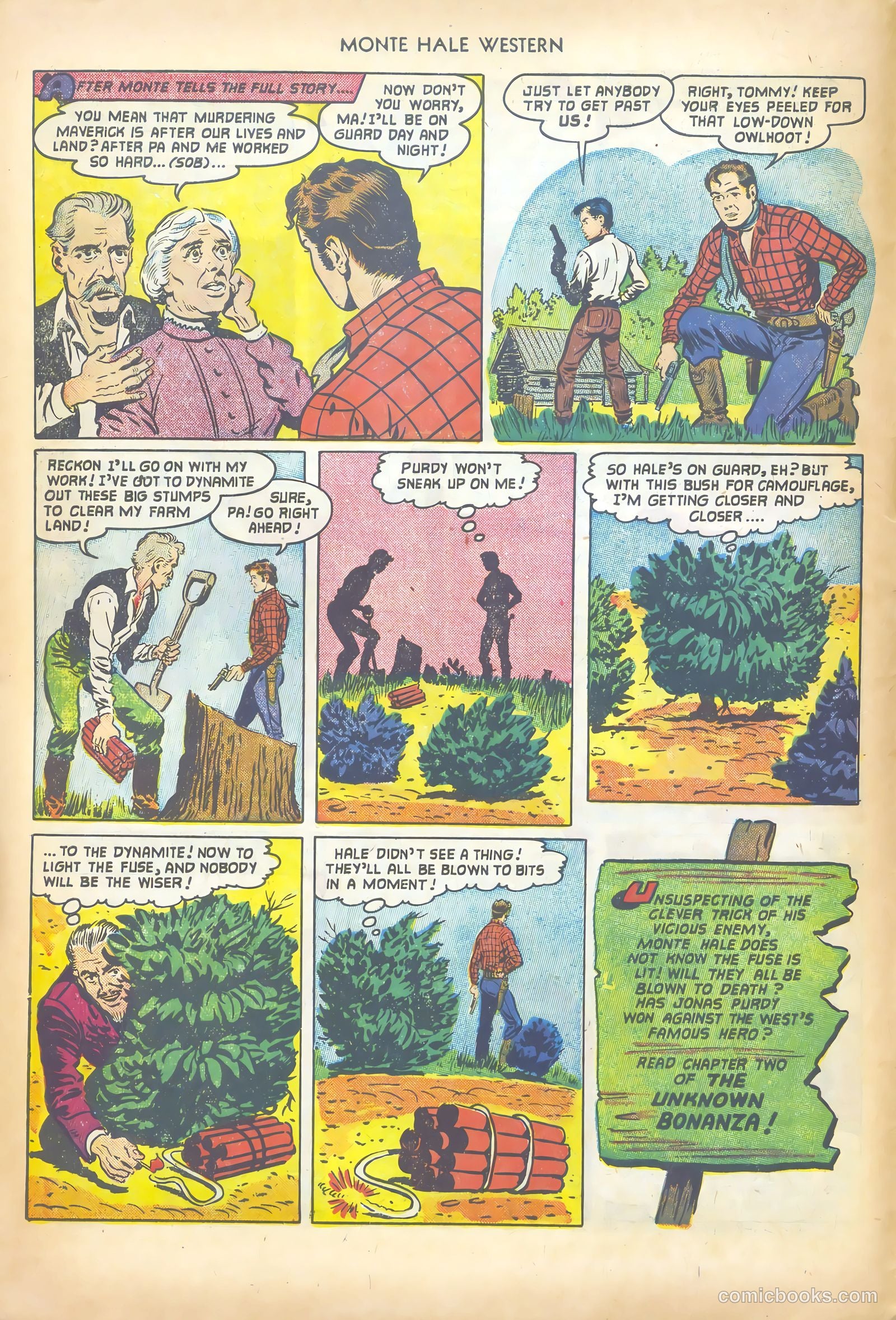Monte Hale Western #73 (1952) — page 8 of 36