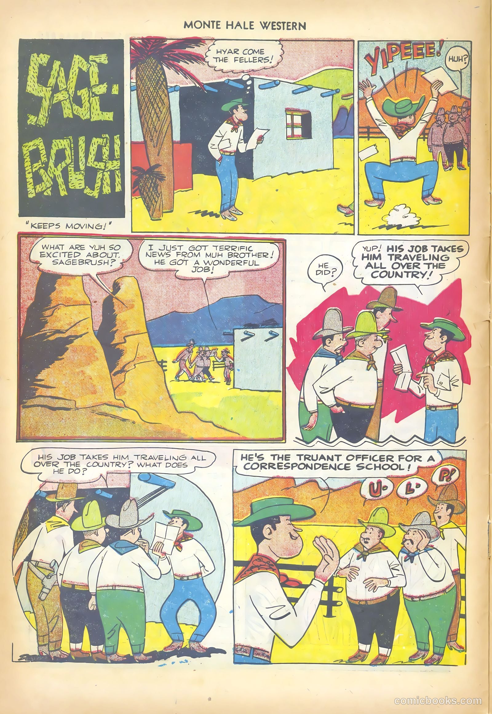 Monte Hale Western #73 (1952) — page 10 of 36