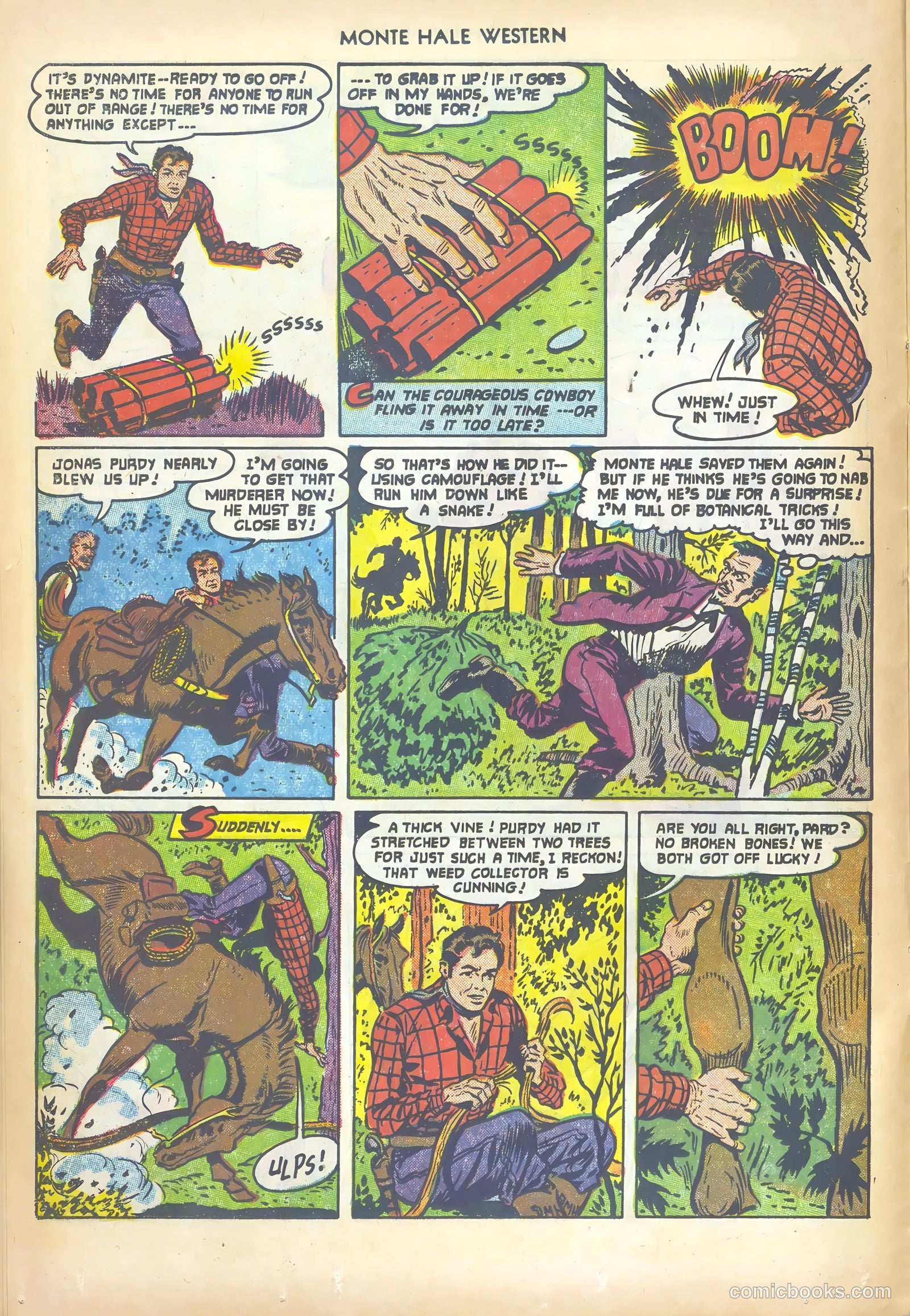 Monte Hale Western #73 (1952) — page 16 of 36