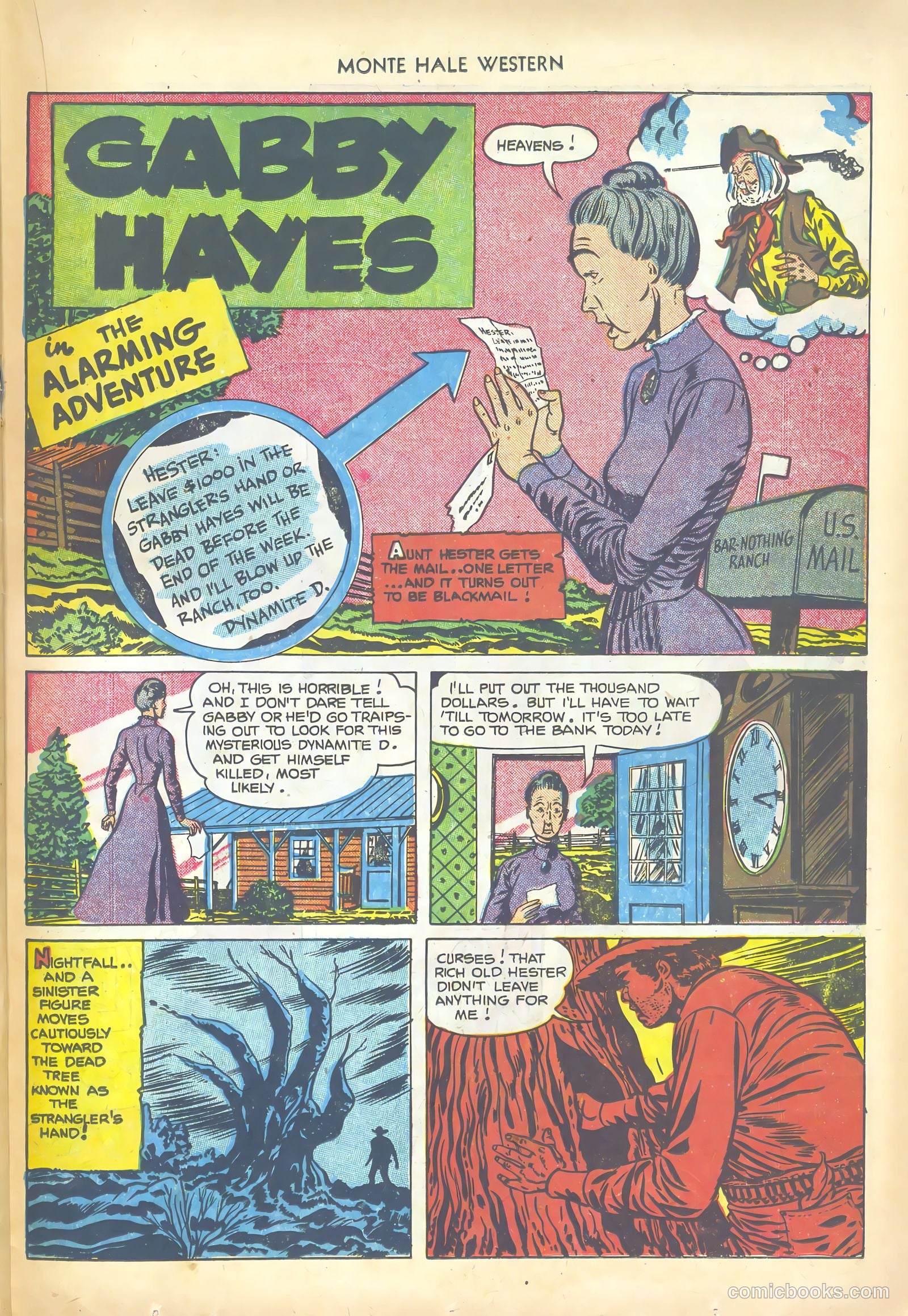 Monte Hale Western #73 (1952) — page 23 of 36