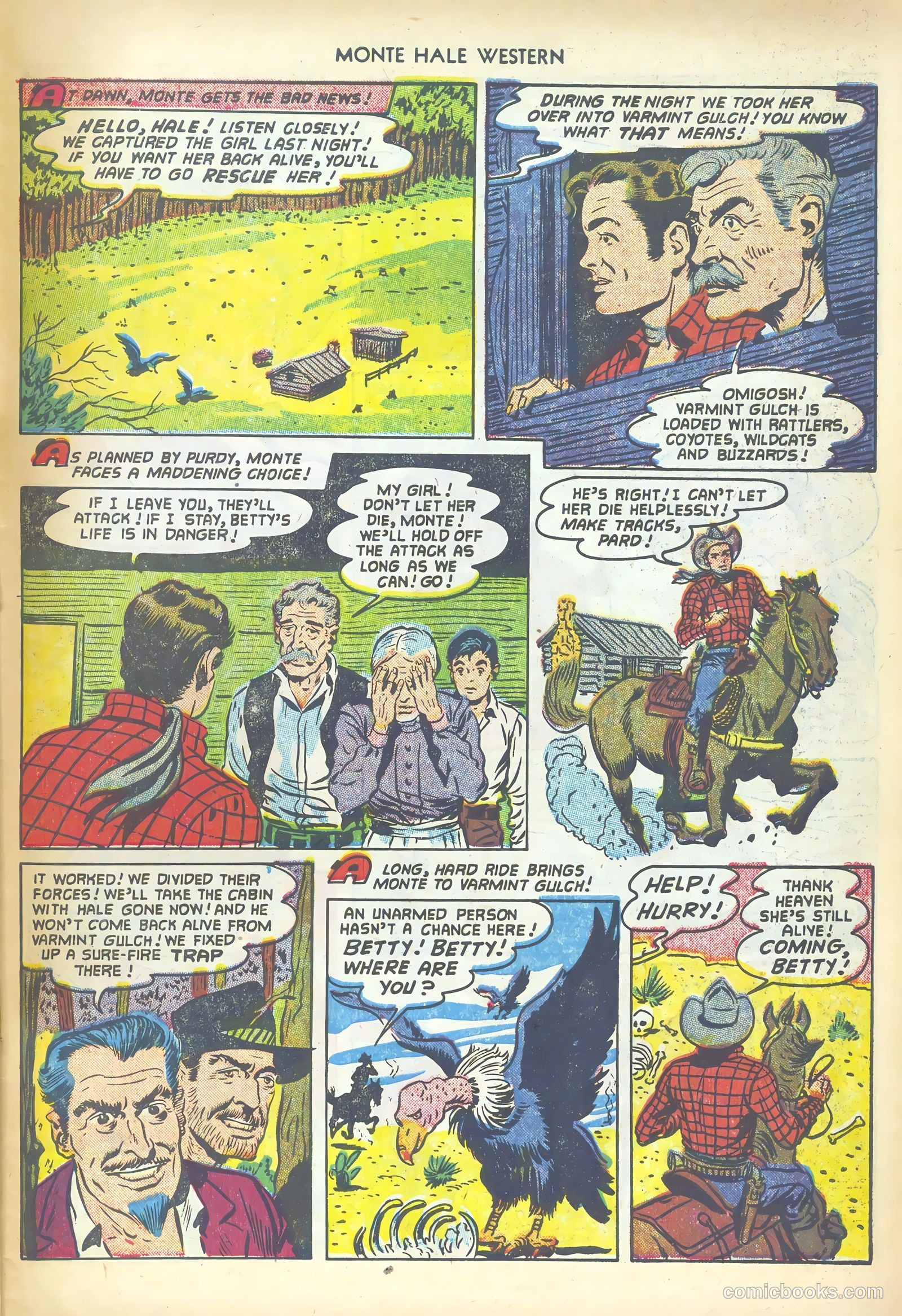 Monte Hale Western #73 (1952) — page 31 of 36