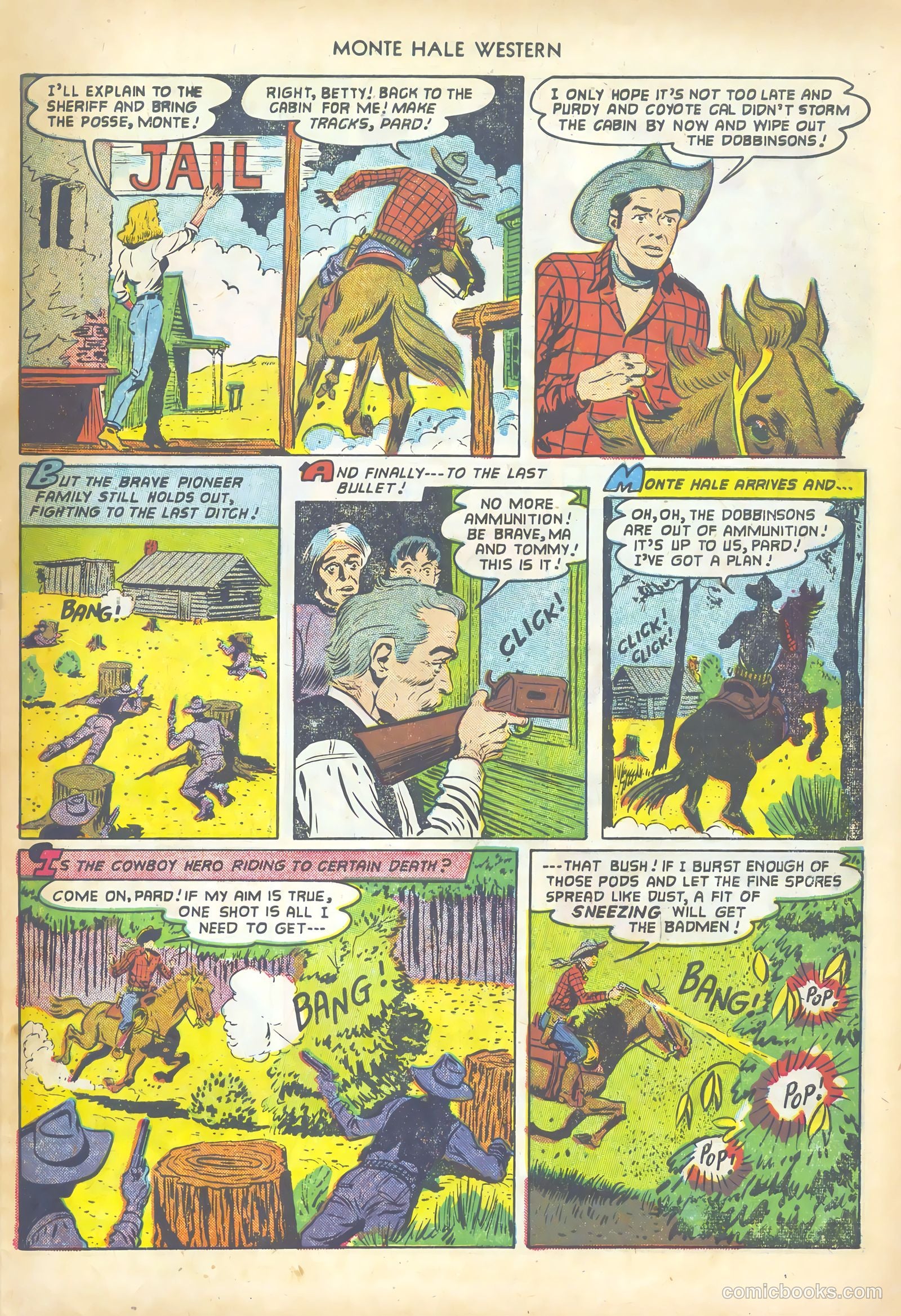 Monte Hale Western #73 (1952) — page 33 of 36