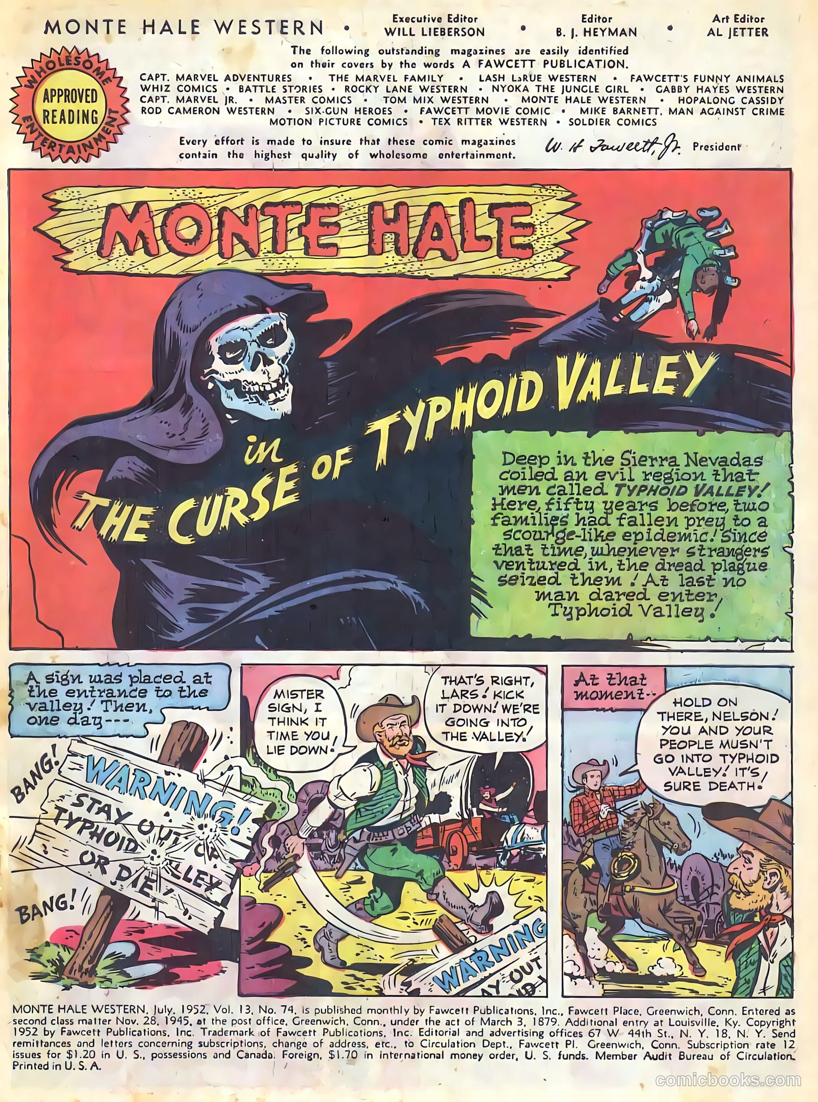 Monte Hale Western #74 (1952) — page 2 of 33