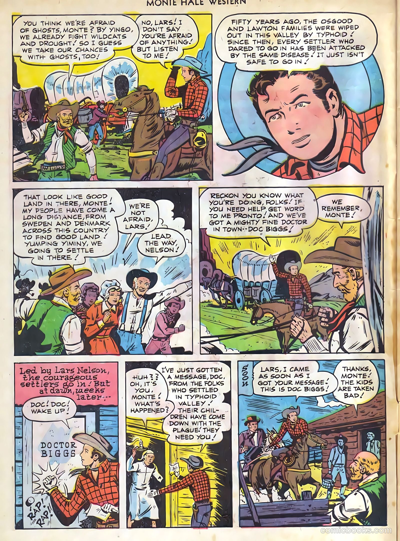 Monte Hale Western #74 (1952) — page 3 of 33