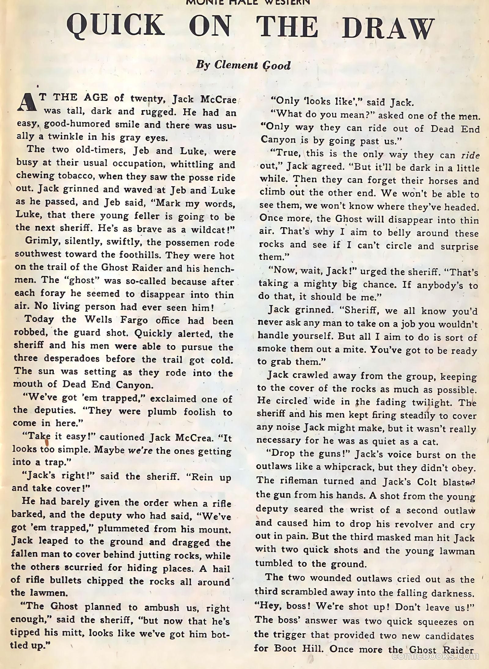 Monte Hale Western #74 (1952) — page 10 of 33