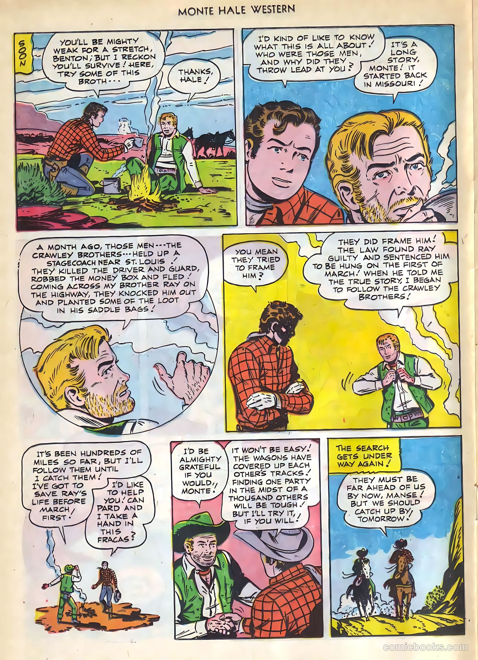 Monte Hale Western #74 (1952) — page 15 of 33