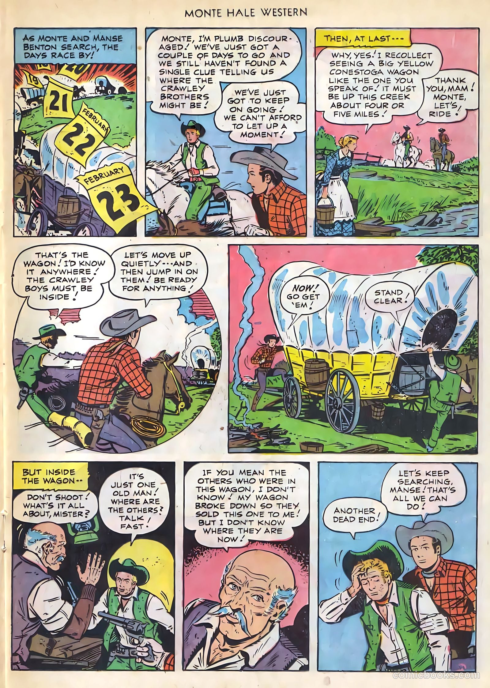 Monte Hale Western #74 (1952) — page 16 of 33