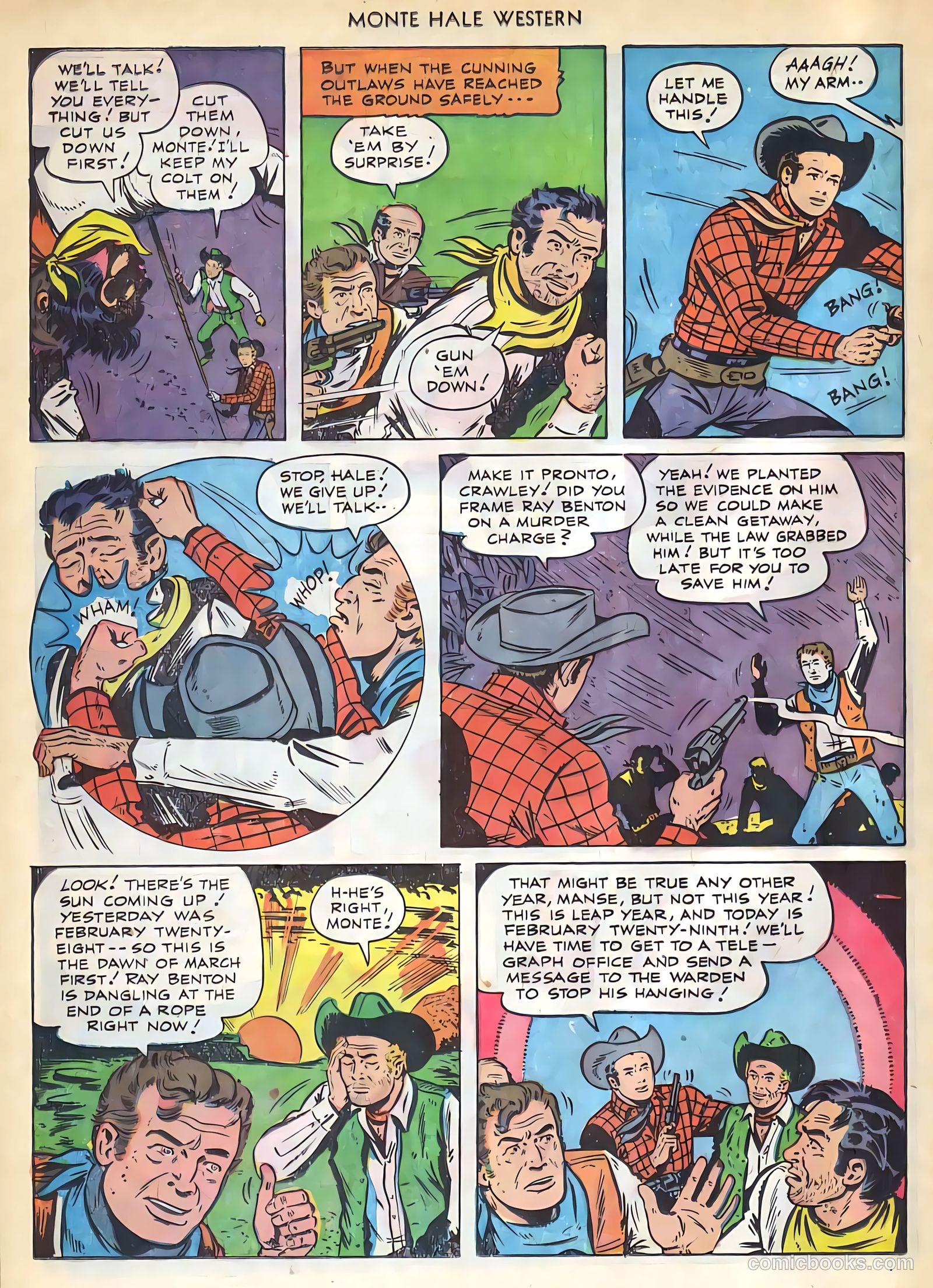 Monte Hale Western #74 (1952) — page 19 of 33