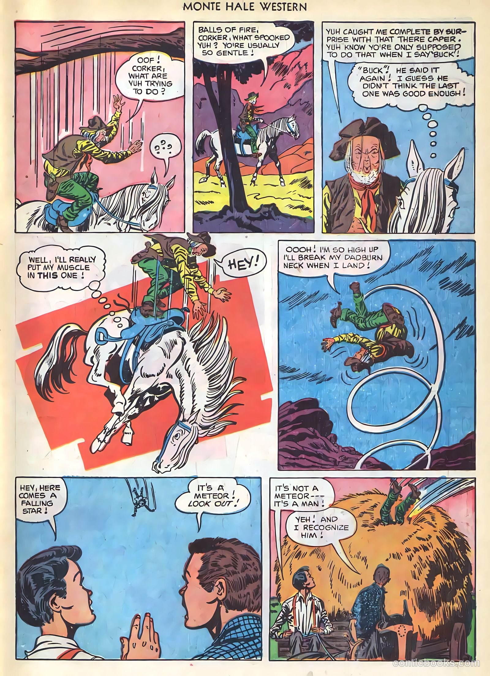 Monte Hale Western #74 (1952) — page 22 of 33