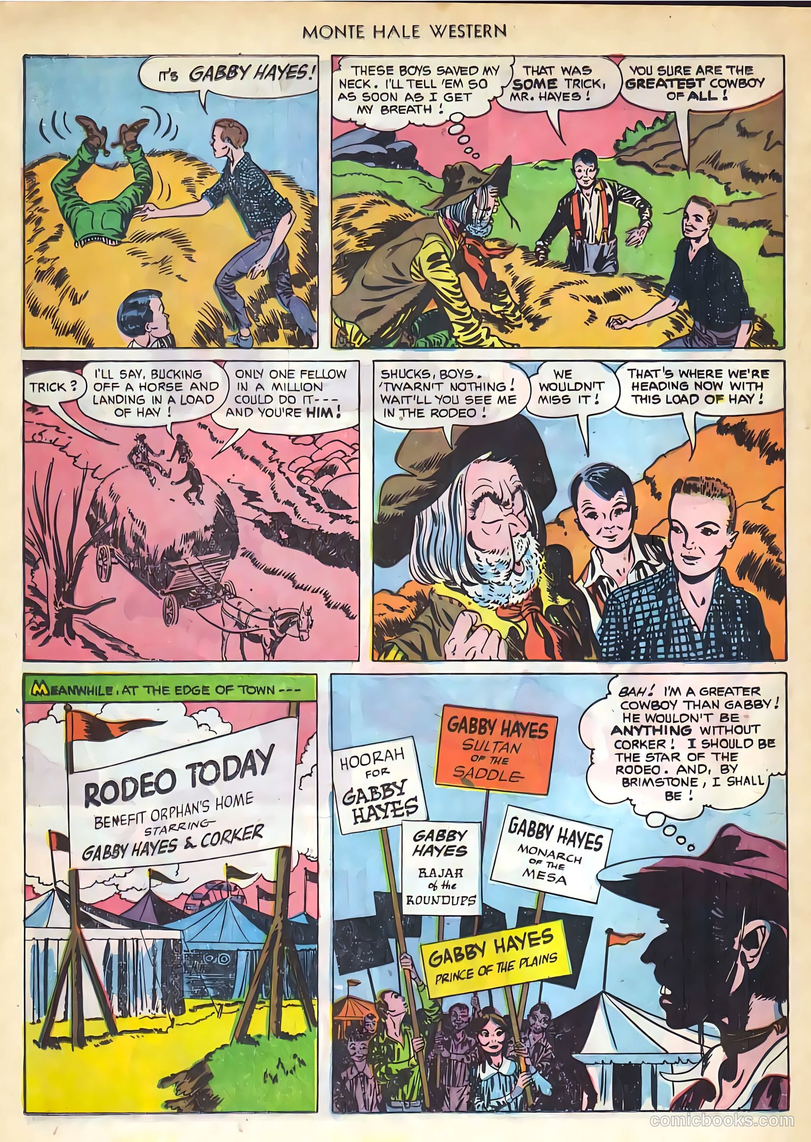Monte Hale Western #74 (1952) — page 23 of 33