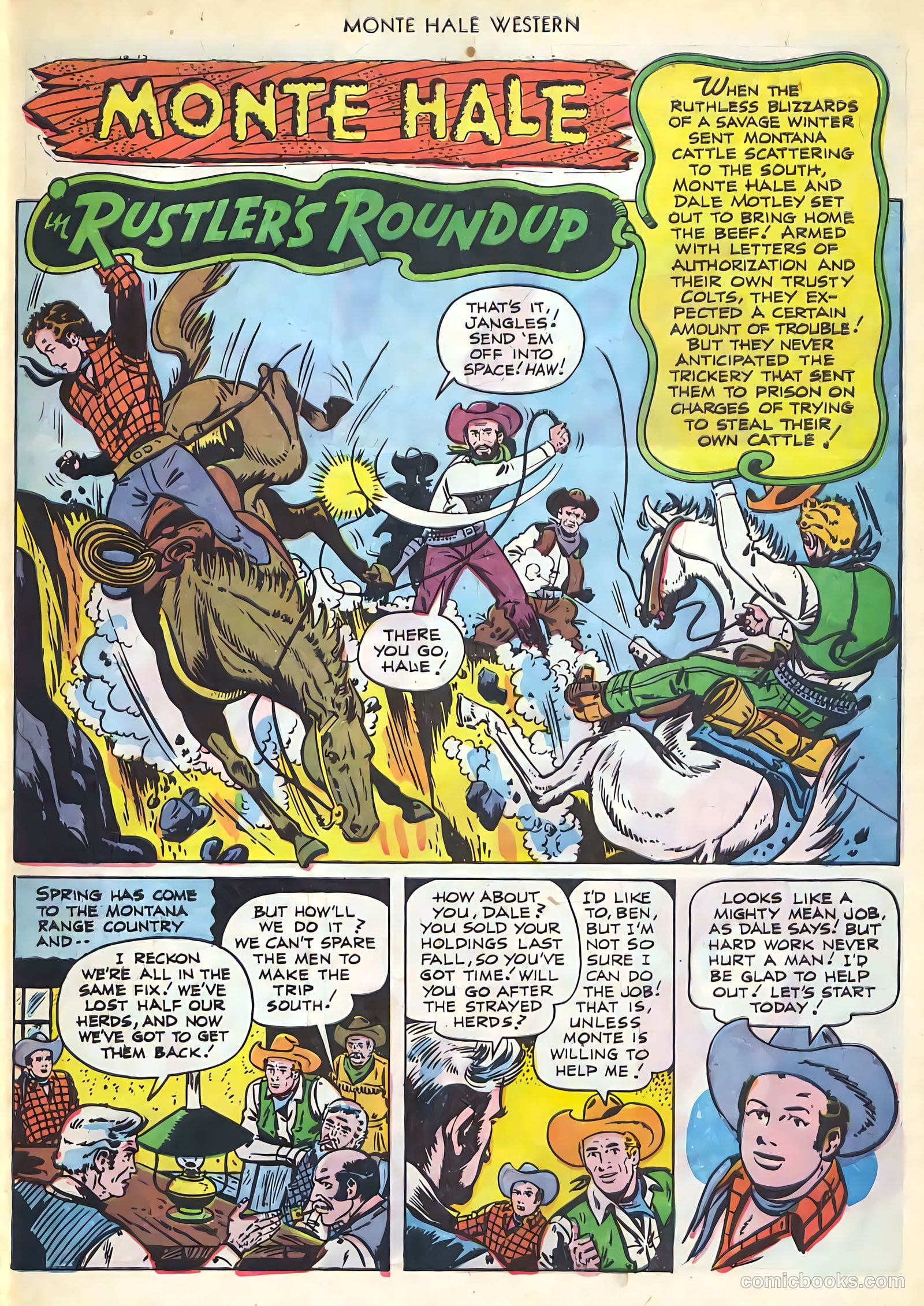 Monte Hale Western #74 (1952) — page 28 of 33