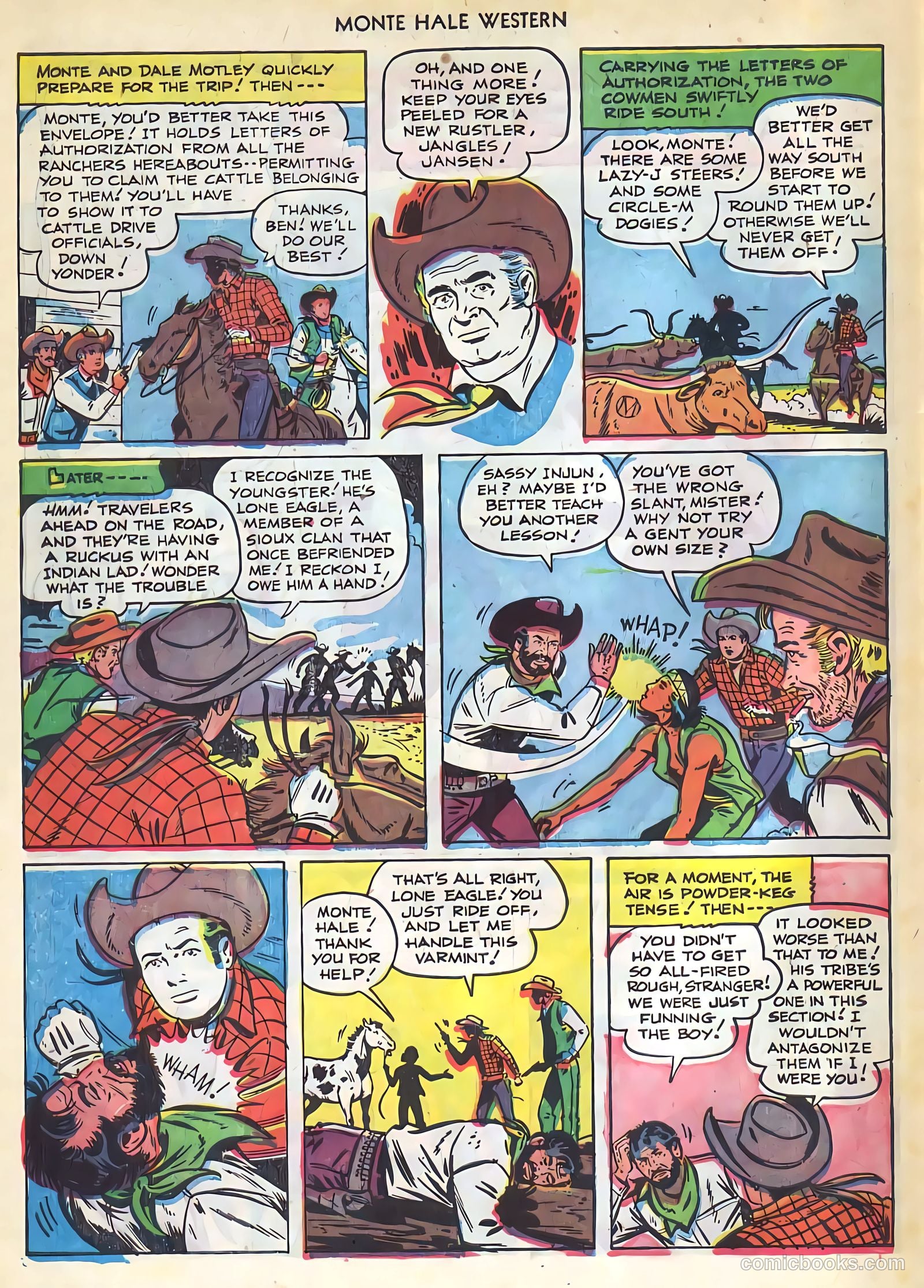 Monte Hale Western #74 (1952) — page 29 of 33