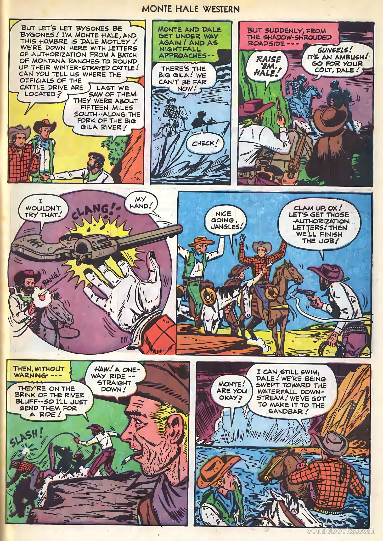 Monte Hale Western #74 (1952) — page 30 of 33