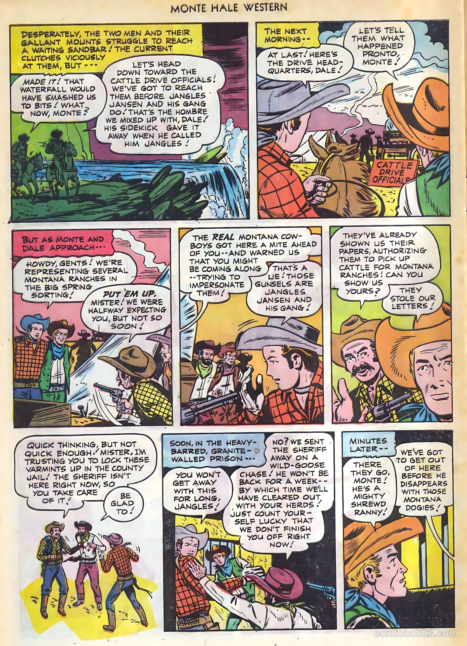 Monte Hale Western #74 (1952) — page 31 of 33