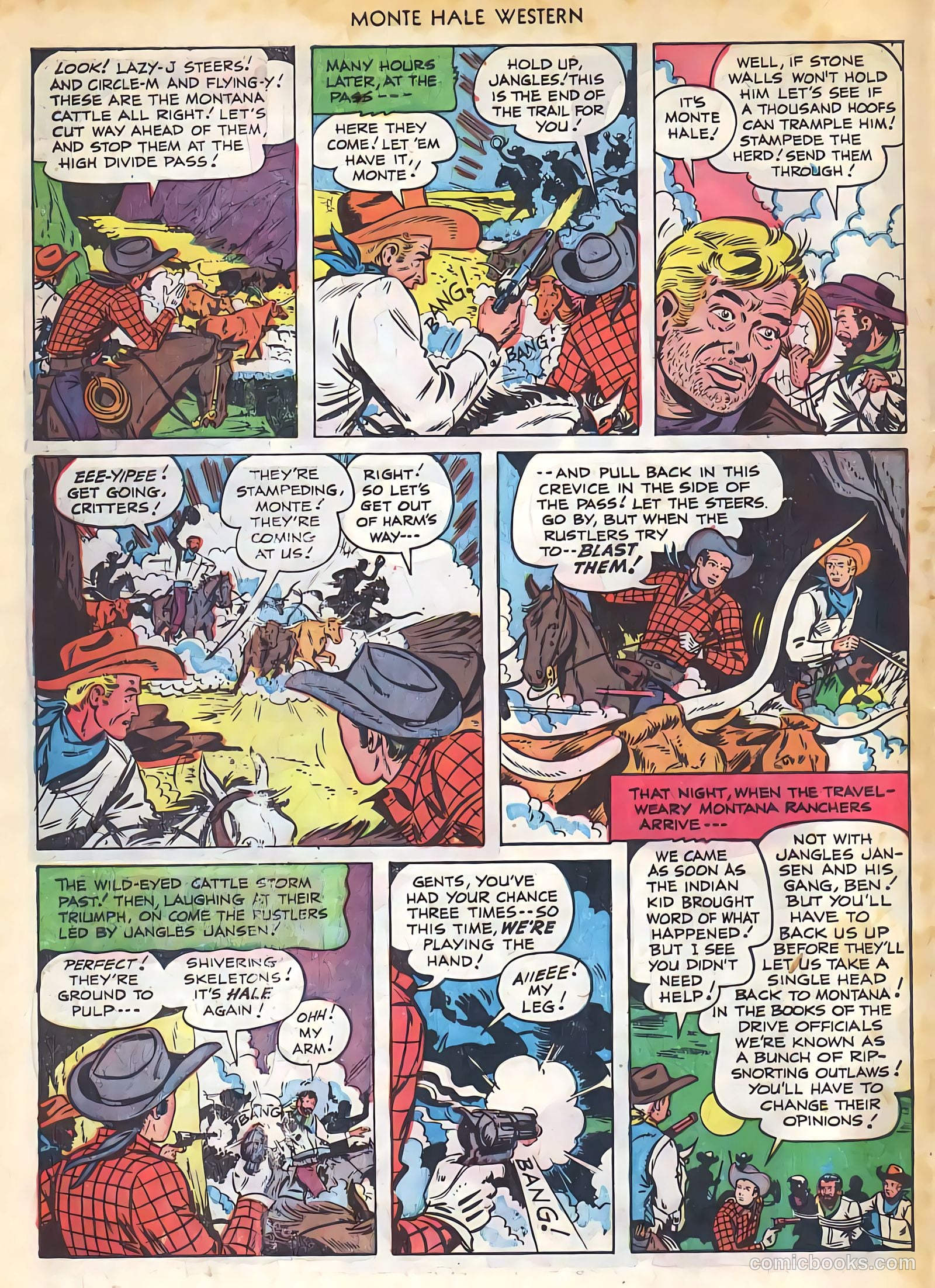 Monte Hale Western #74 (1952) — page 33 of 33
