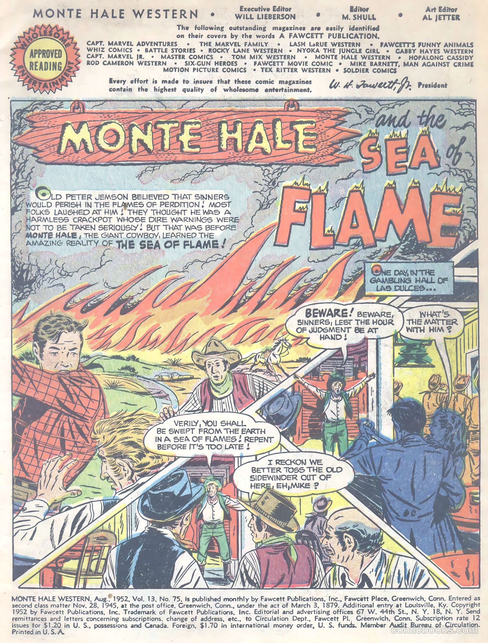 Monte Hale Western #75 (1952) — page 3 of 36