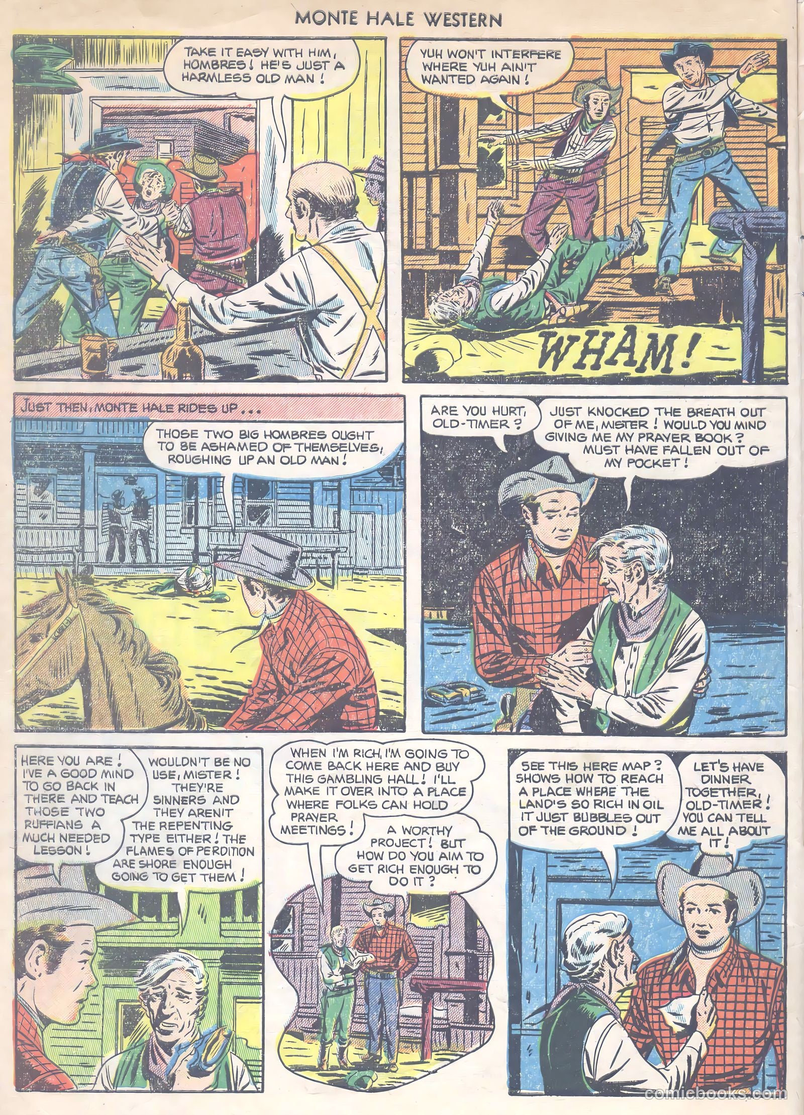 Monte Hale Western #75 (1952) — page 4 of 36