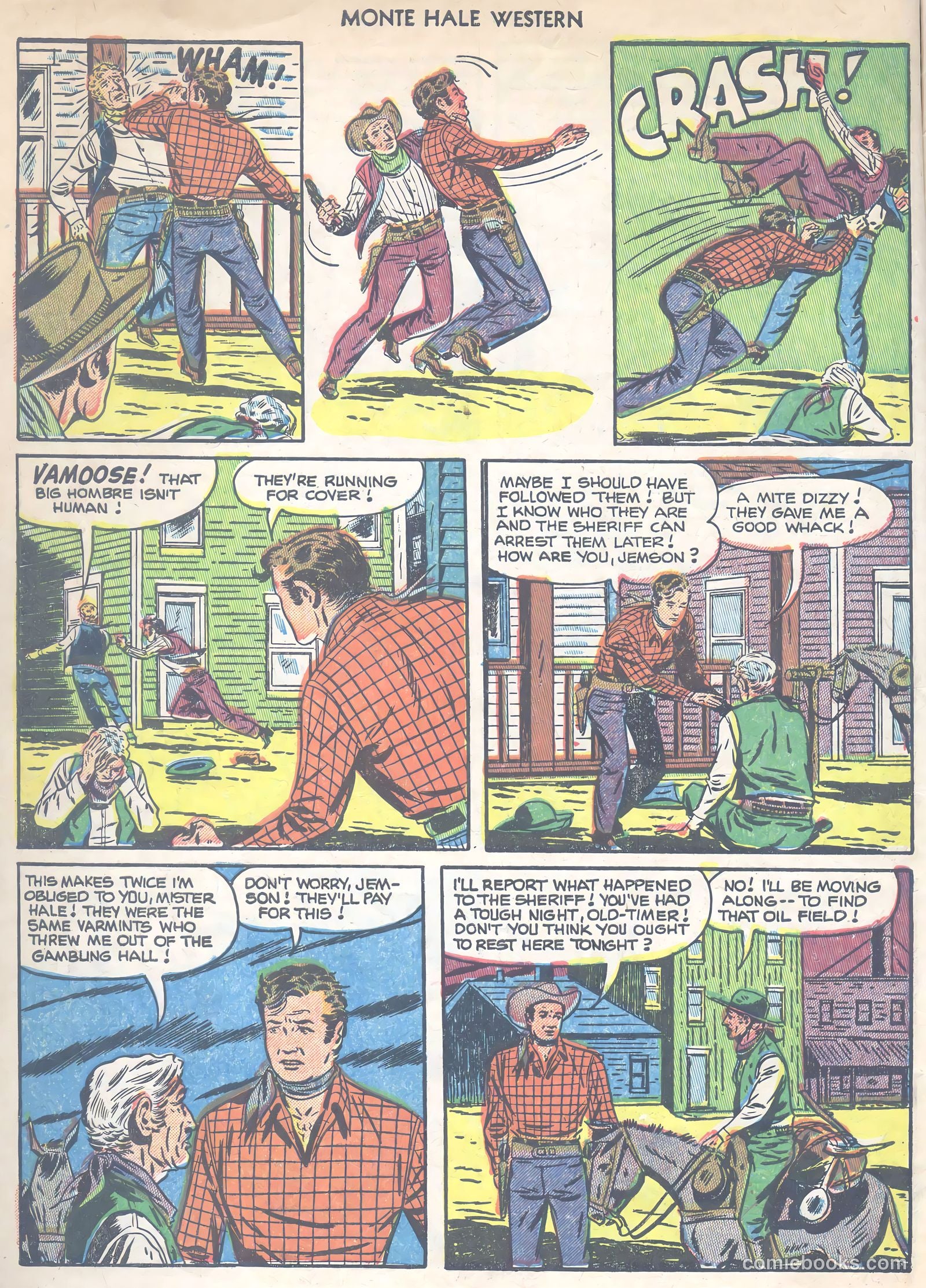 Monte Hale Western #75 (1952) — page 6 of 36