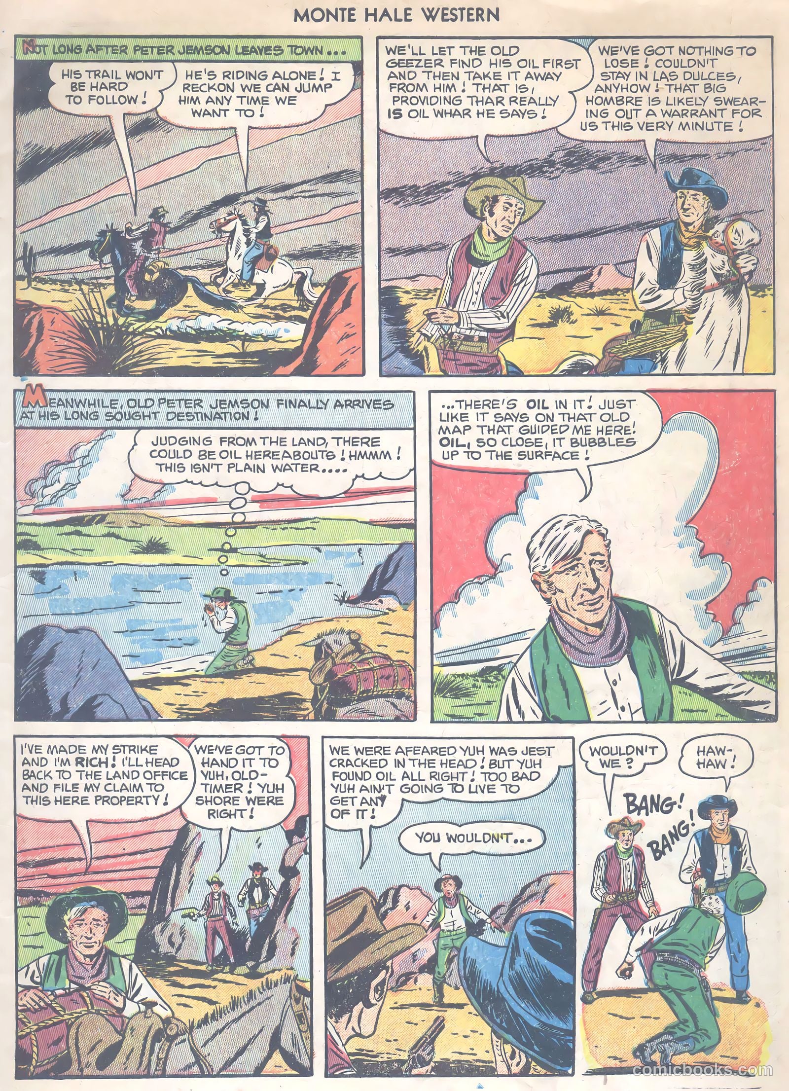 Monte Hale Western #75 (1952) — page 7 of 36