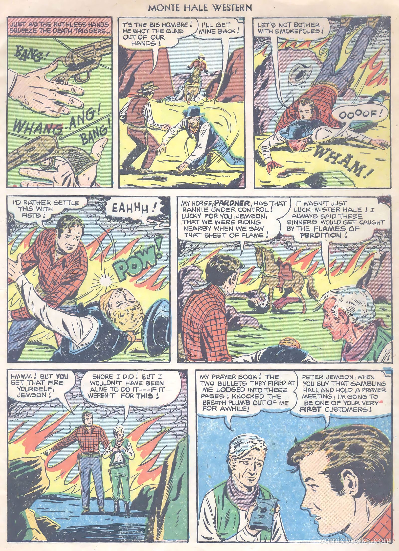 Monte Hale Western #75 (1952) — page 9 of 36