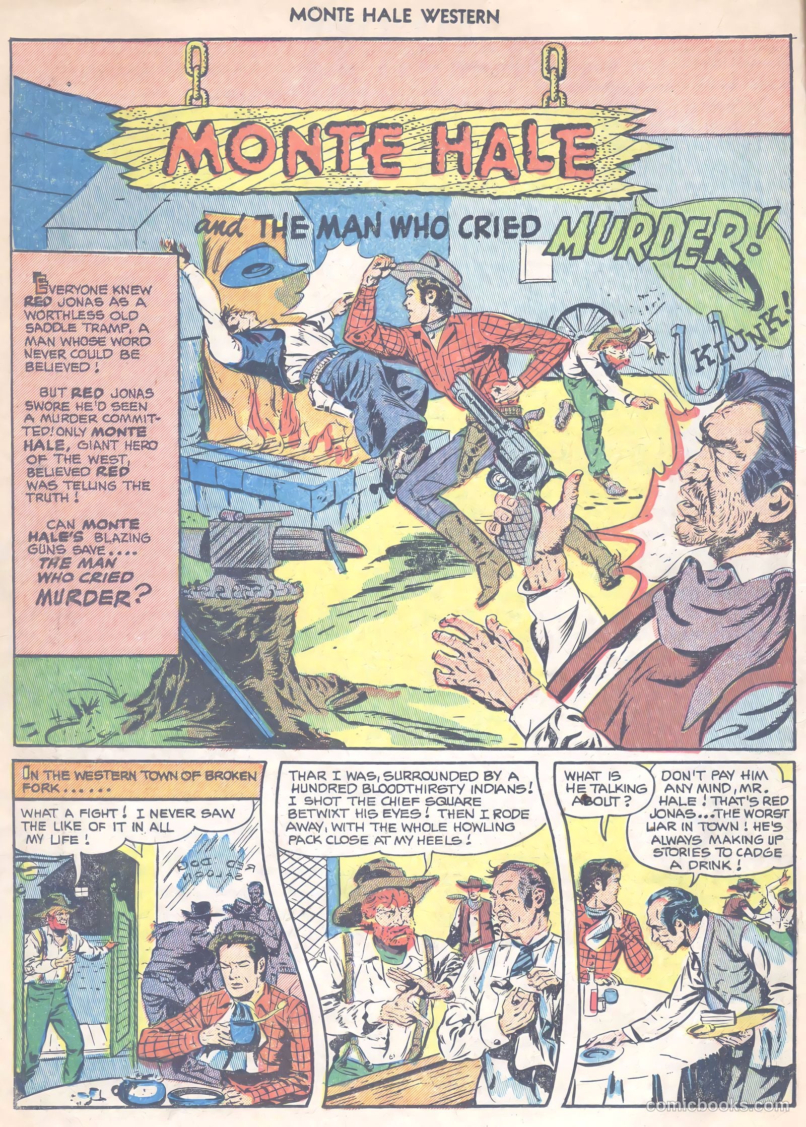 Monte Hale Western #75 (1952) — page 14 of 36