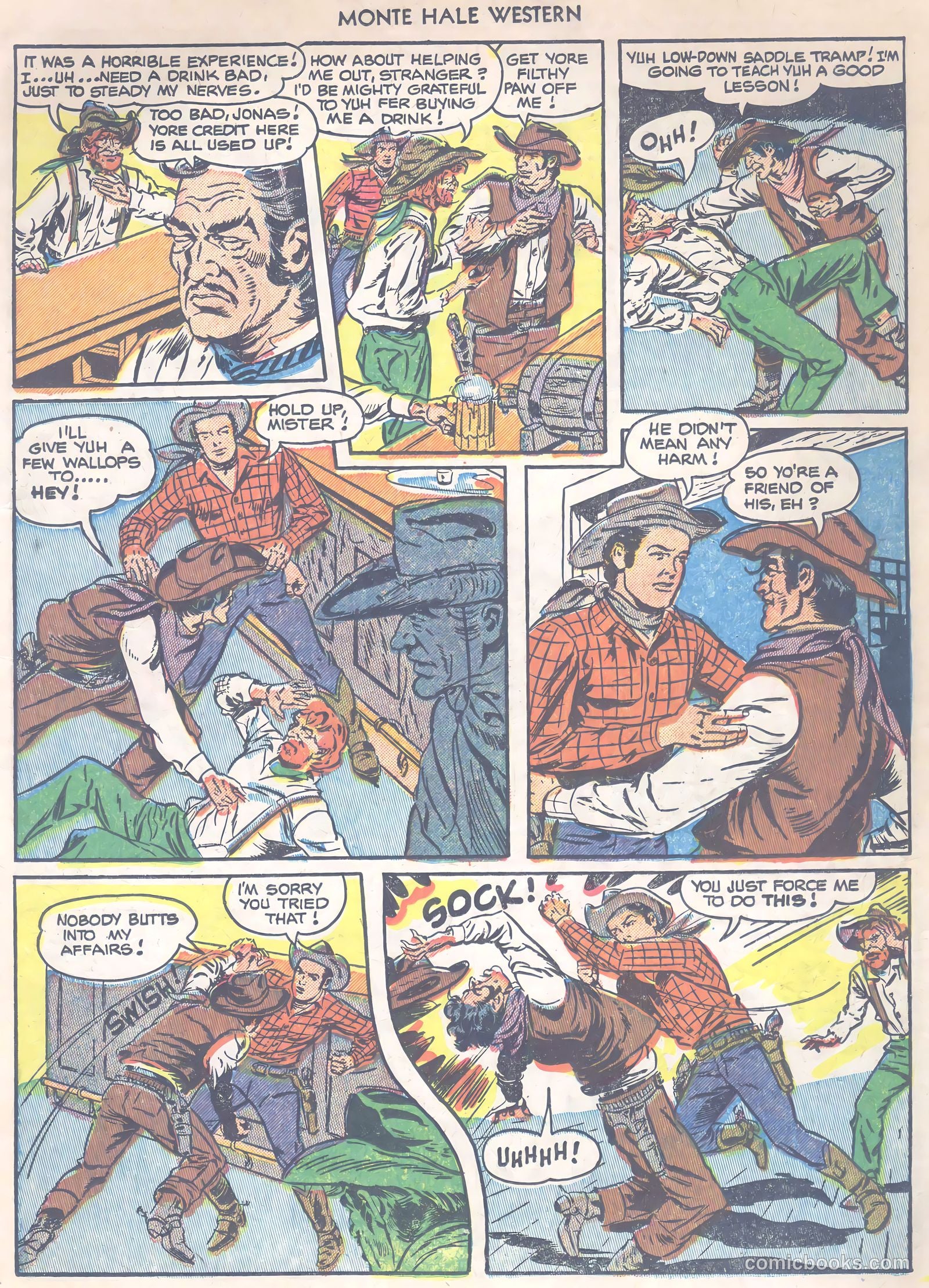Monte Hale Western #75 (1952) — page 15 of 36