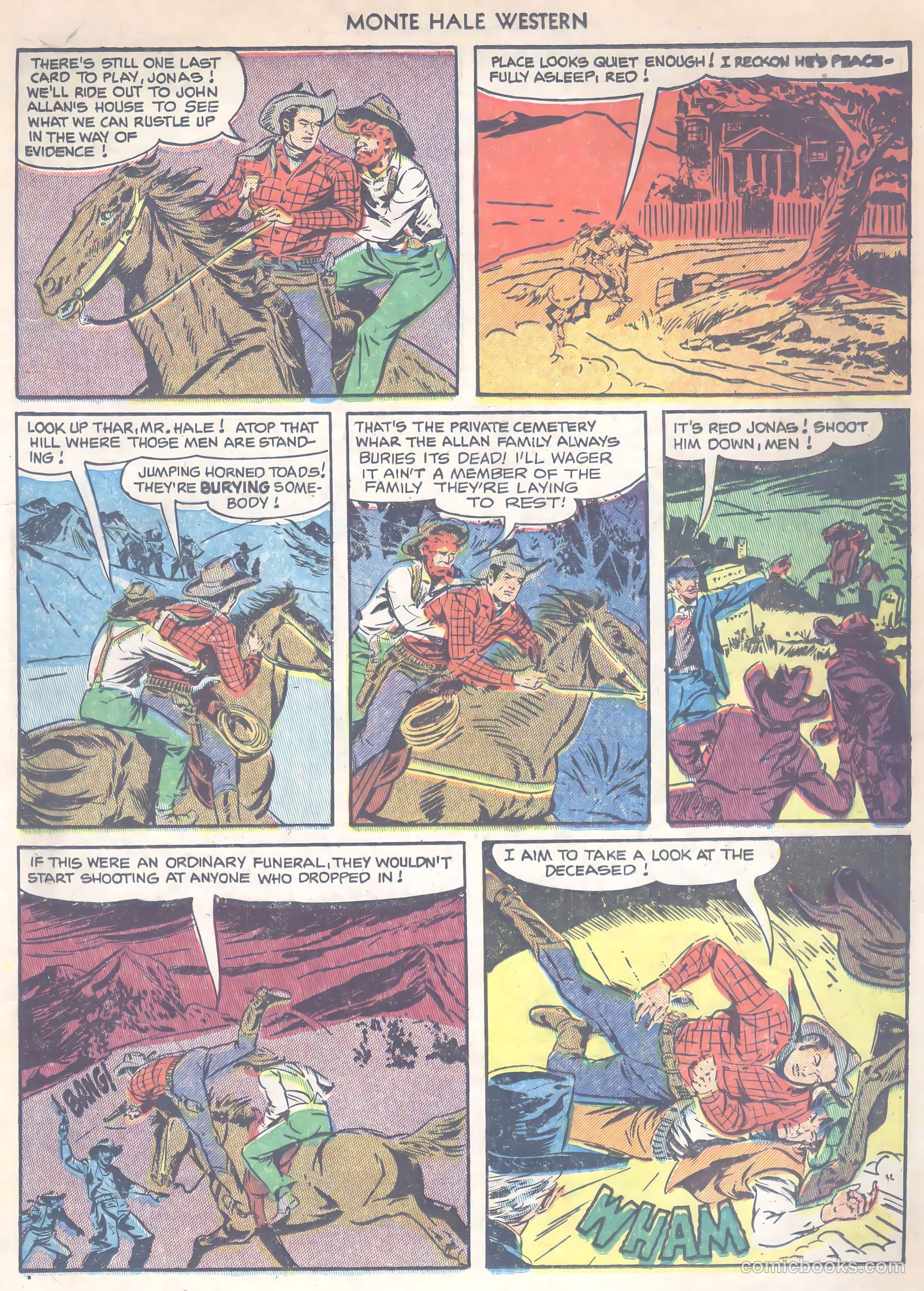Monte Hale Western #75 (1952) — page 19 of 36
