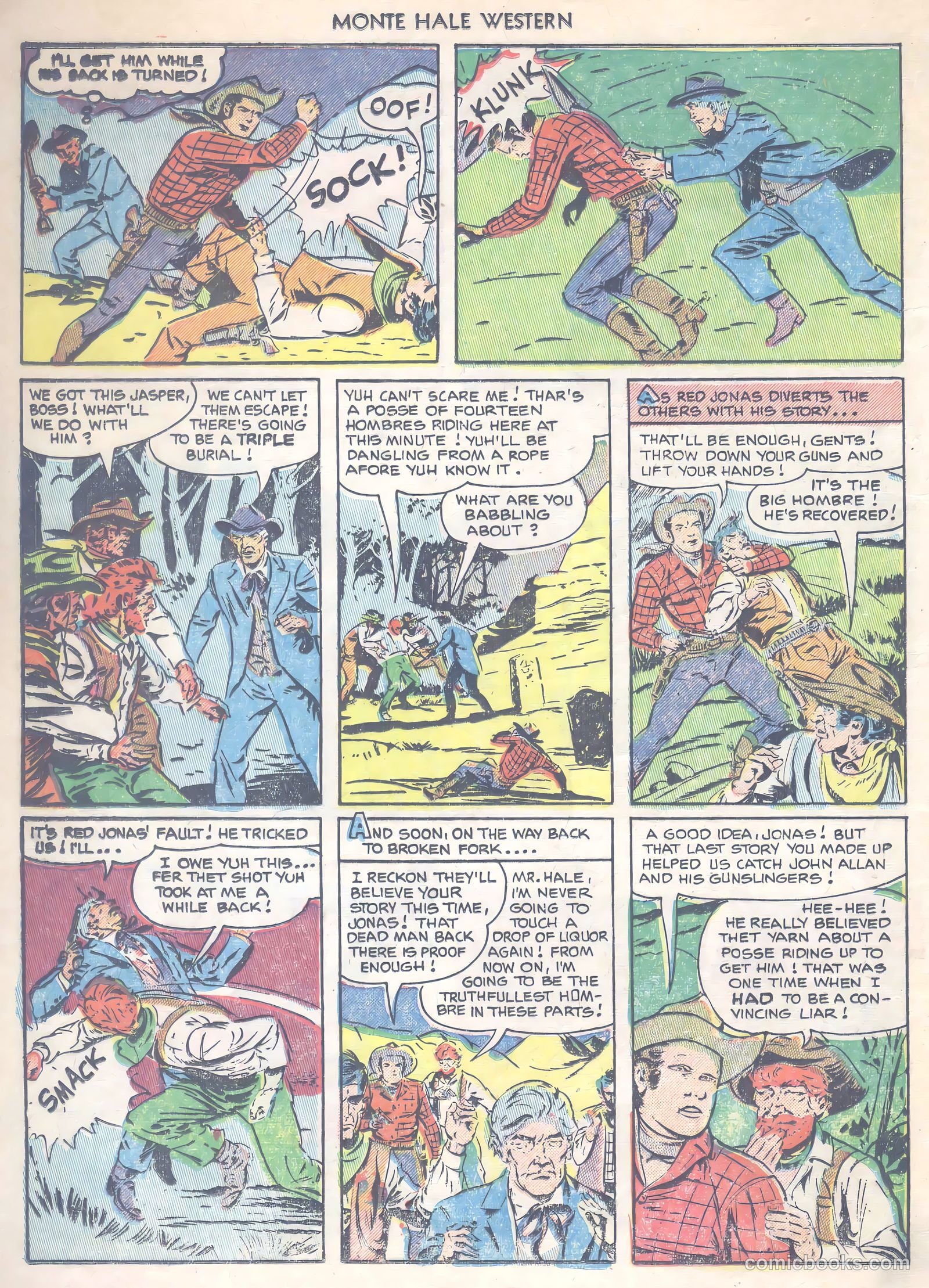 Monte Hale Western #75 (1952) — page 20 of 36