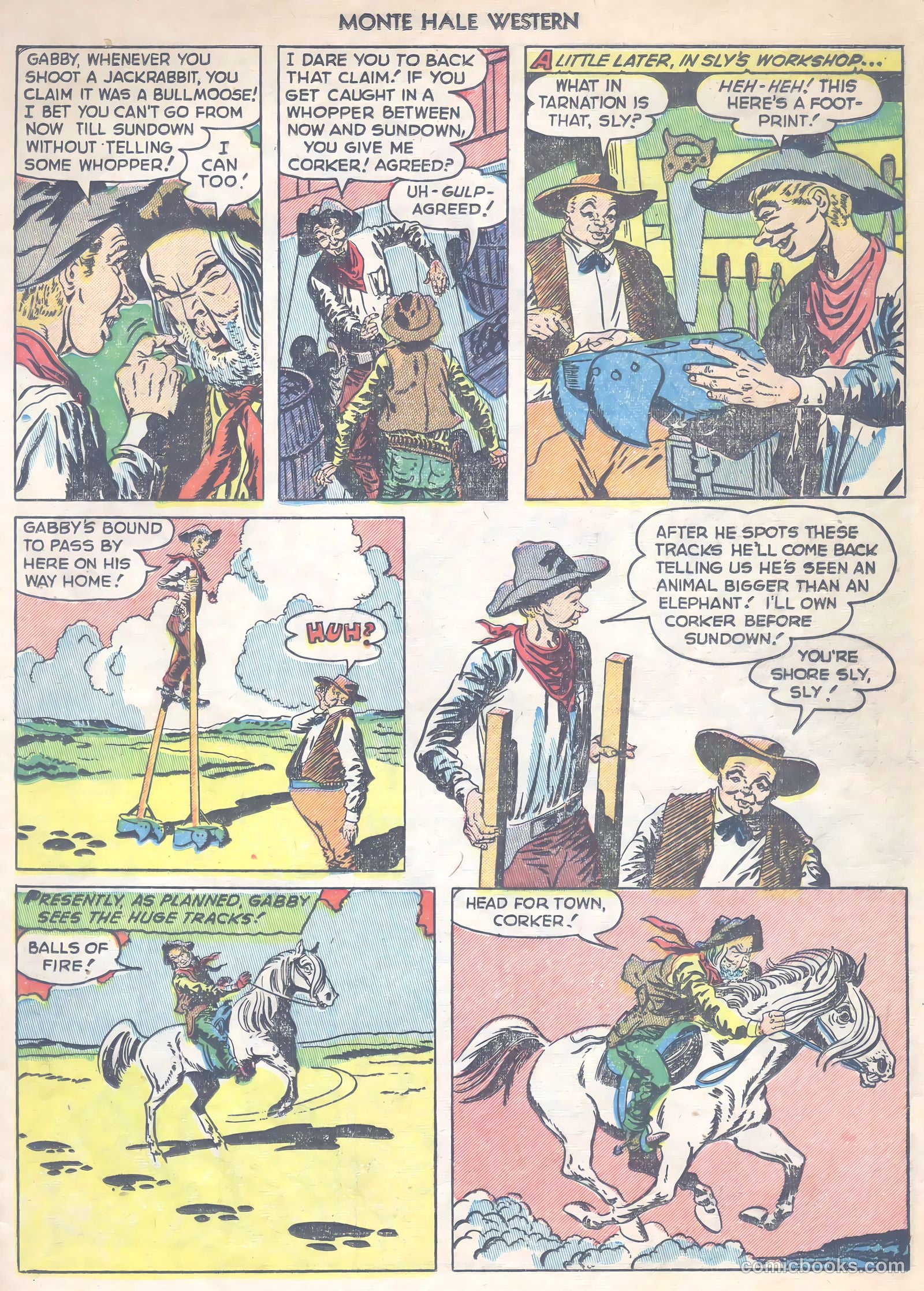 Monte Hale Western #75 (1952) — page 25 of 36