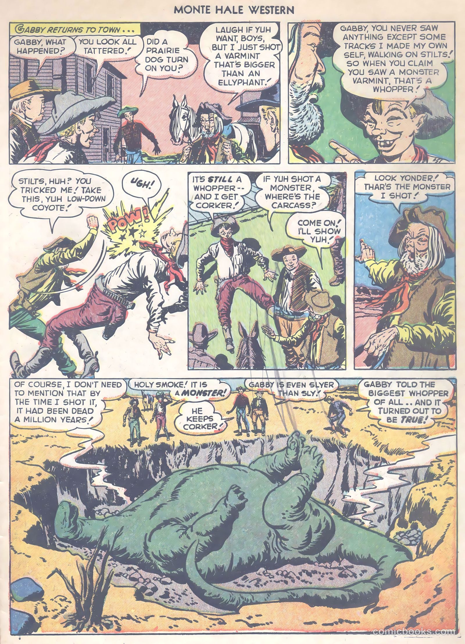 Monte Hale Western #75 (1952) — page 27 of 36
